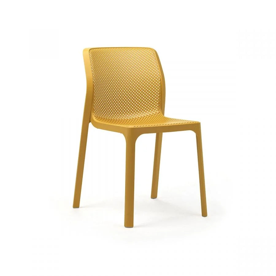 Silla de resina Bit Nardi – Mostaza
