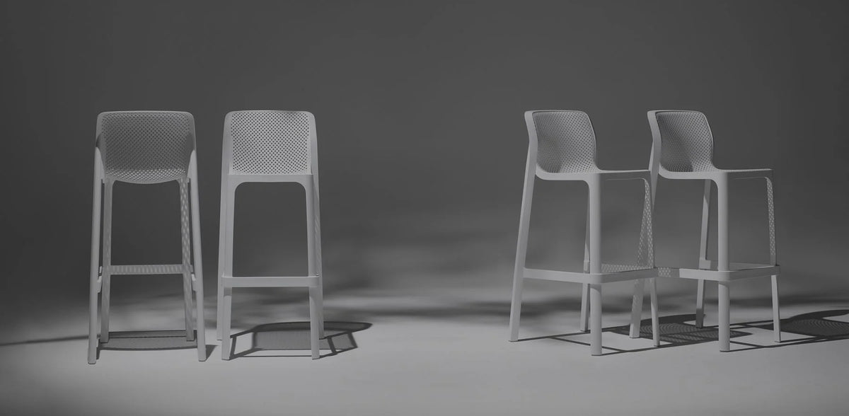 Taburete de resina Net Stool Nardi