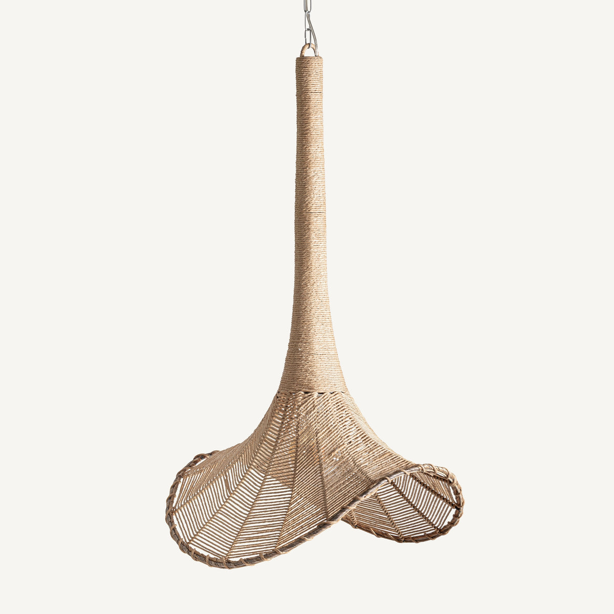 Lámpara colgante de fibra natural Amoladeras