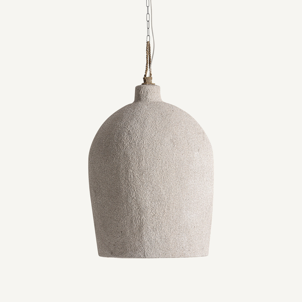 Lámpara colgante de madera de suar Treumal Ø60 cm