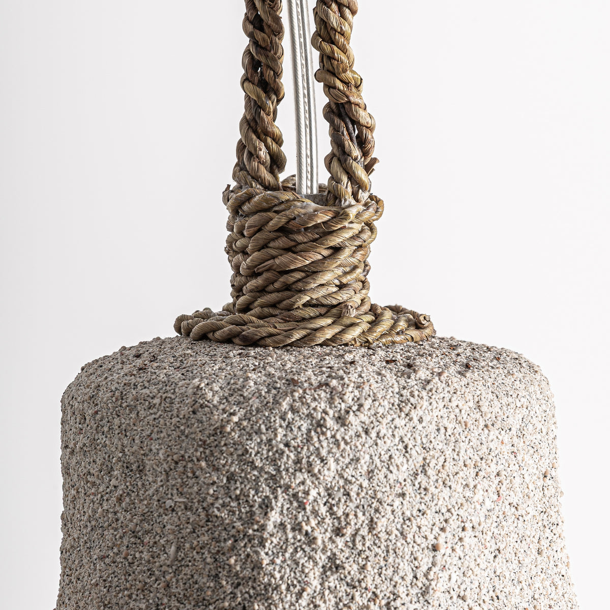 Lámpara colgante de madera de suar Treumal Ø60 cm