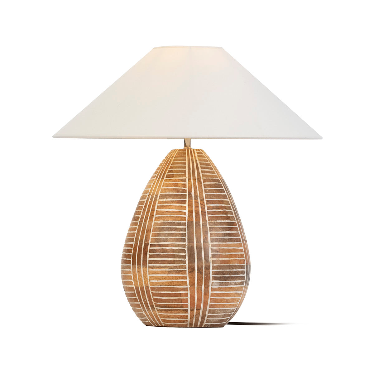 Lámpara de sobremesa de madera Sorrento