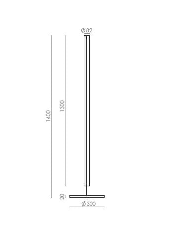 Lámpara de Suelo Niro - P1314