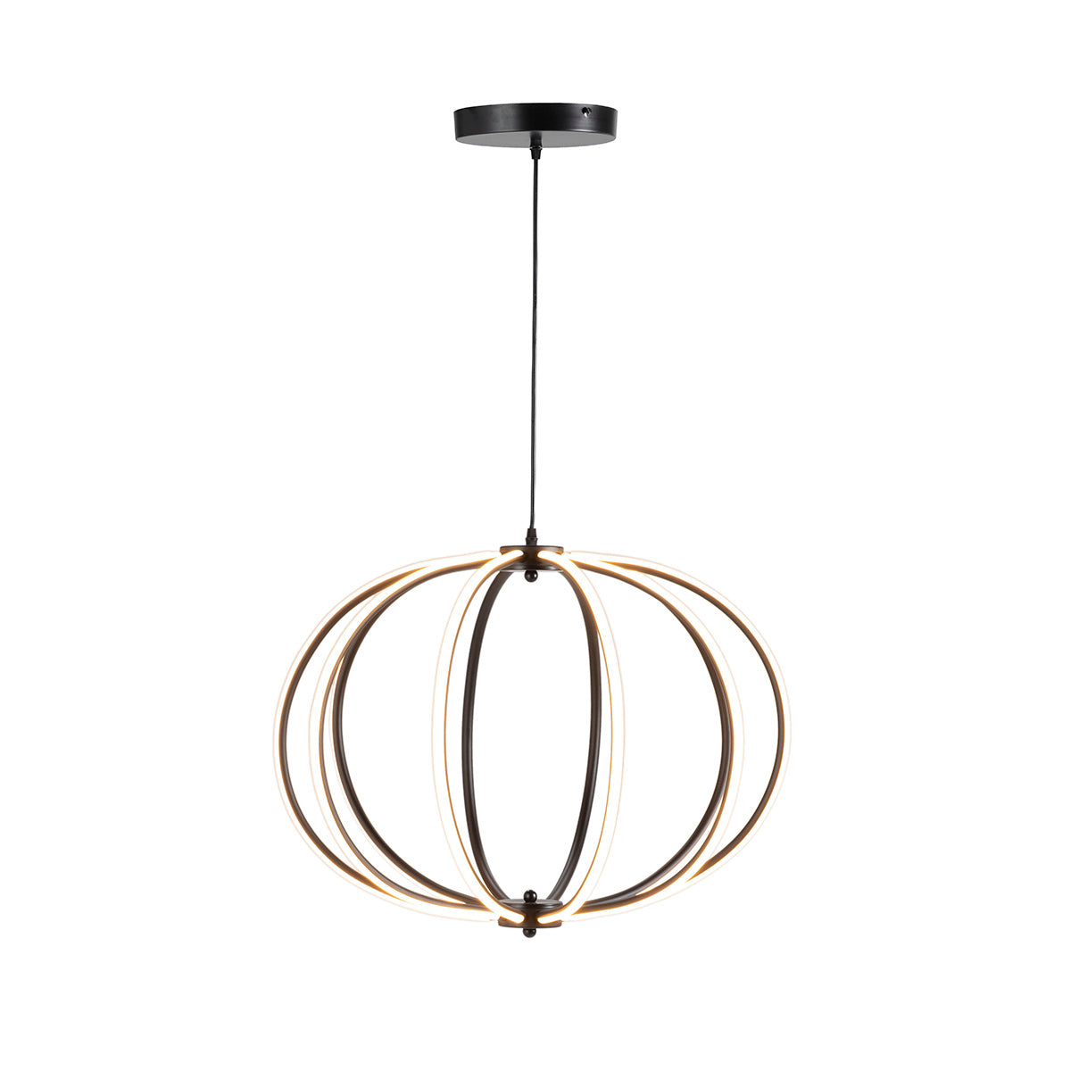 Lámpara de techo de metal y acrílico Portici
