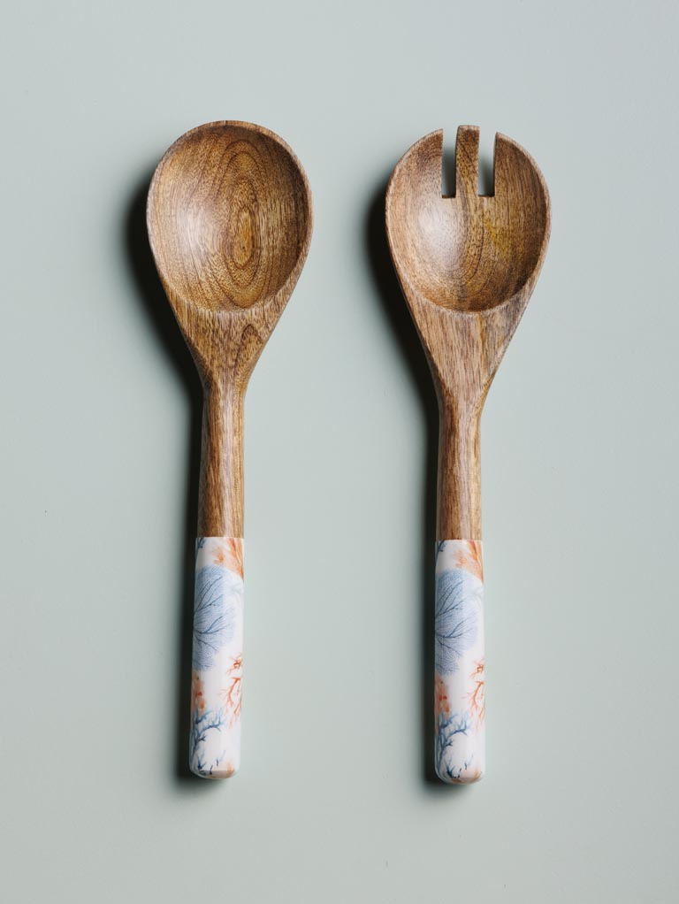 Set de 2 Utensilios de Servir Coral - #pino_y_jacaranda#