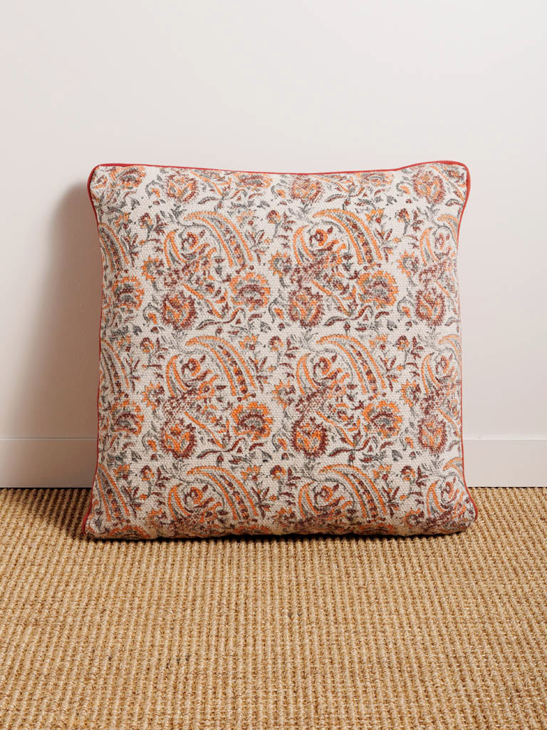 Cojín Estampado Cachemir 50x50 - #pino_y_jacaranda#
