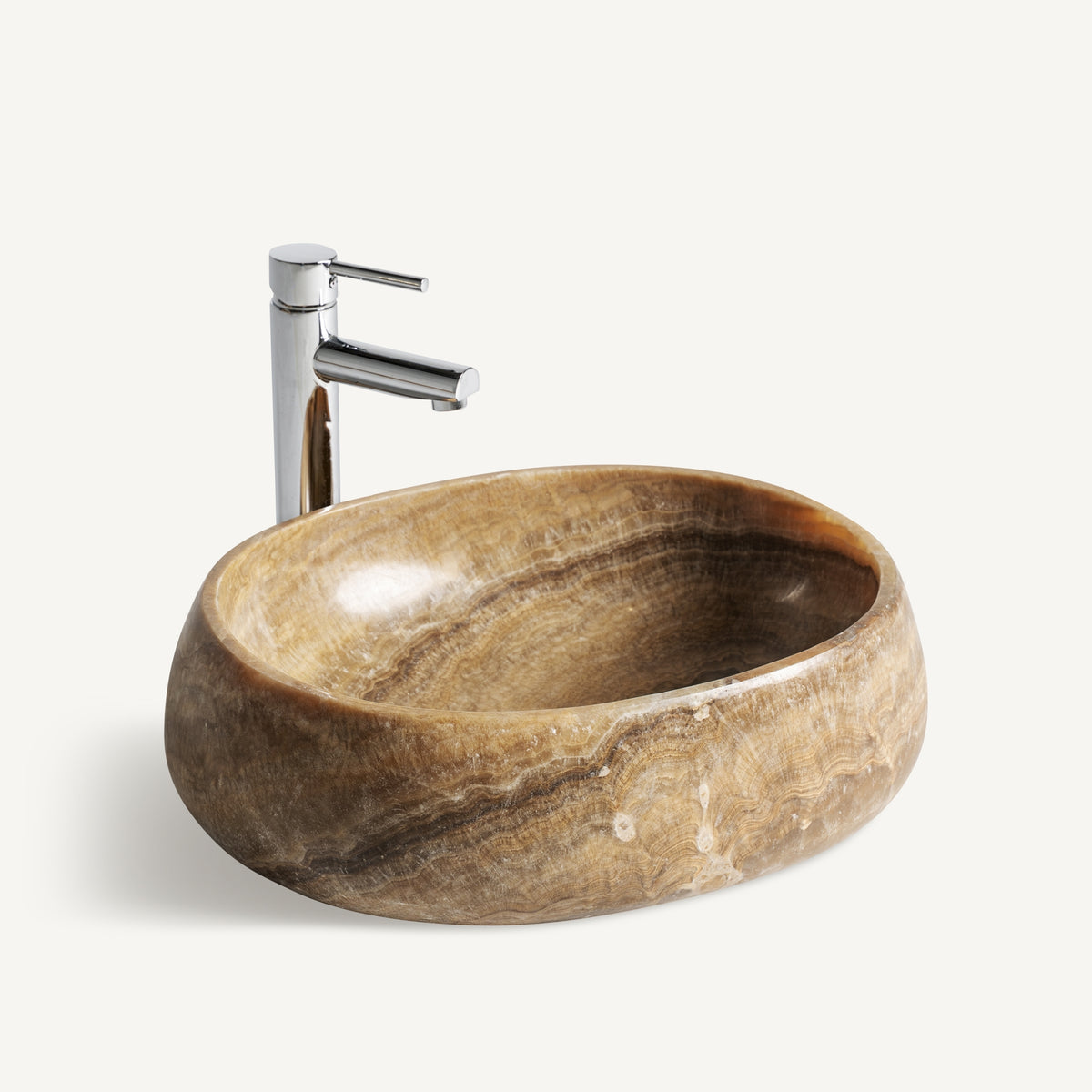 Lavabo de ónix Concha