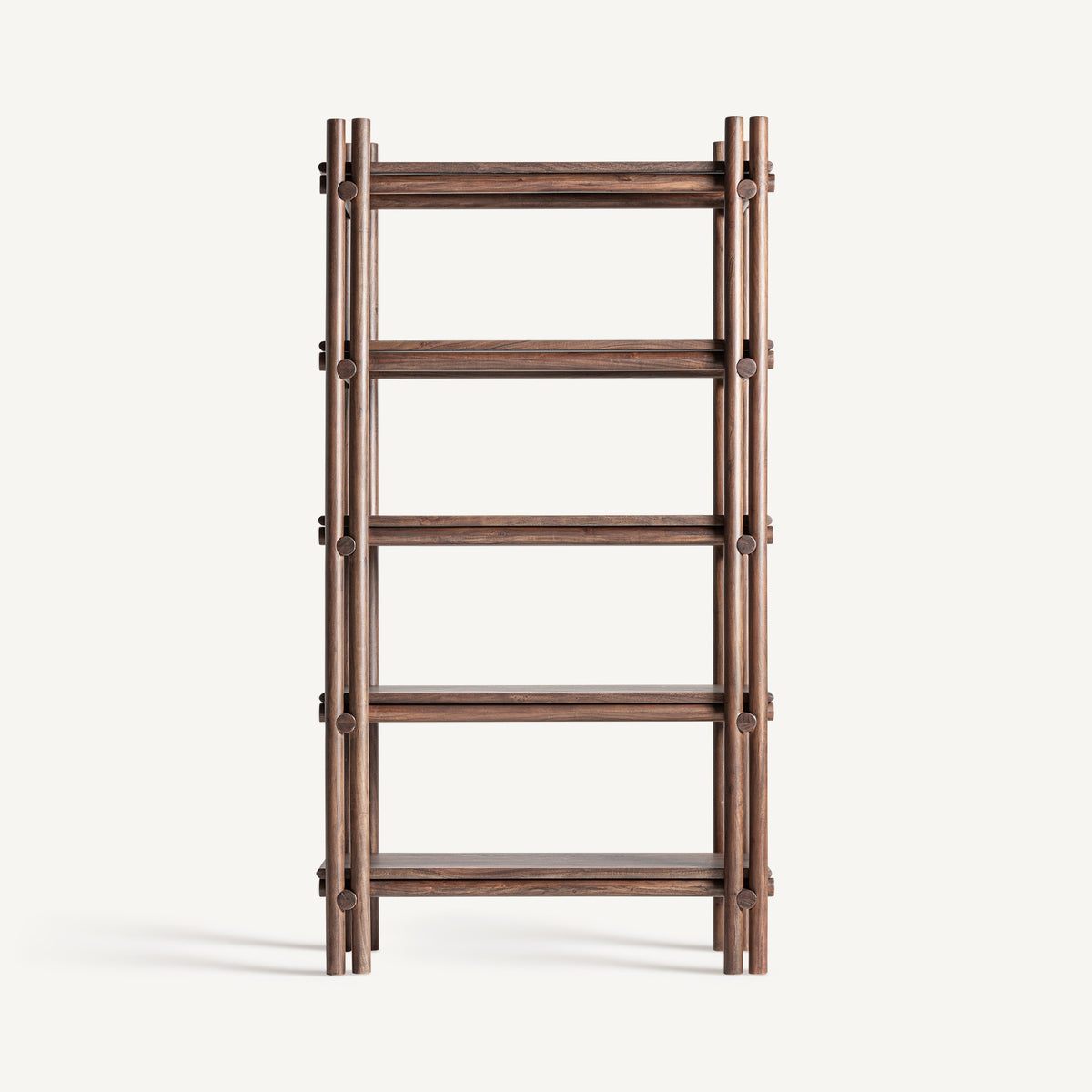 Librería de madera de acacia Libeccio