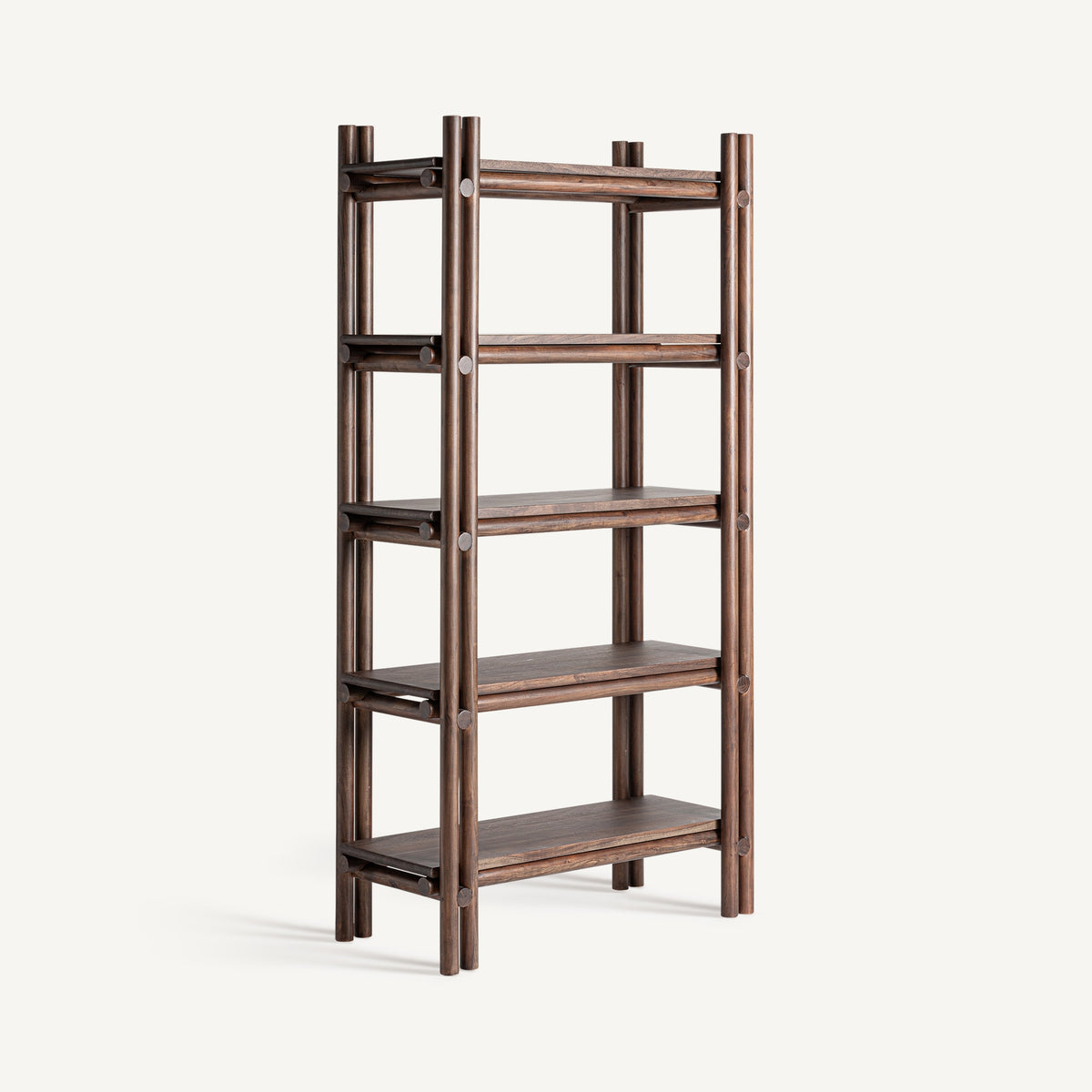 Librería de madera de acacia Libeccio