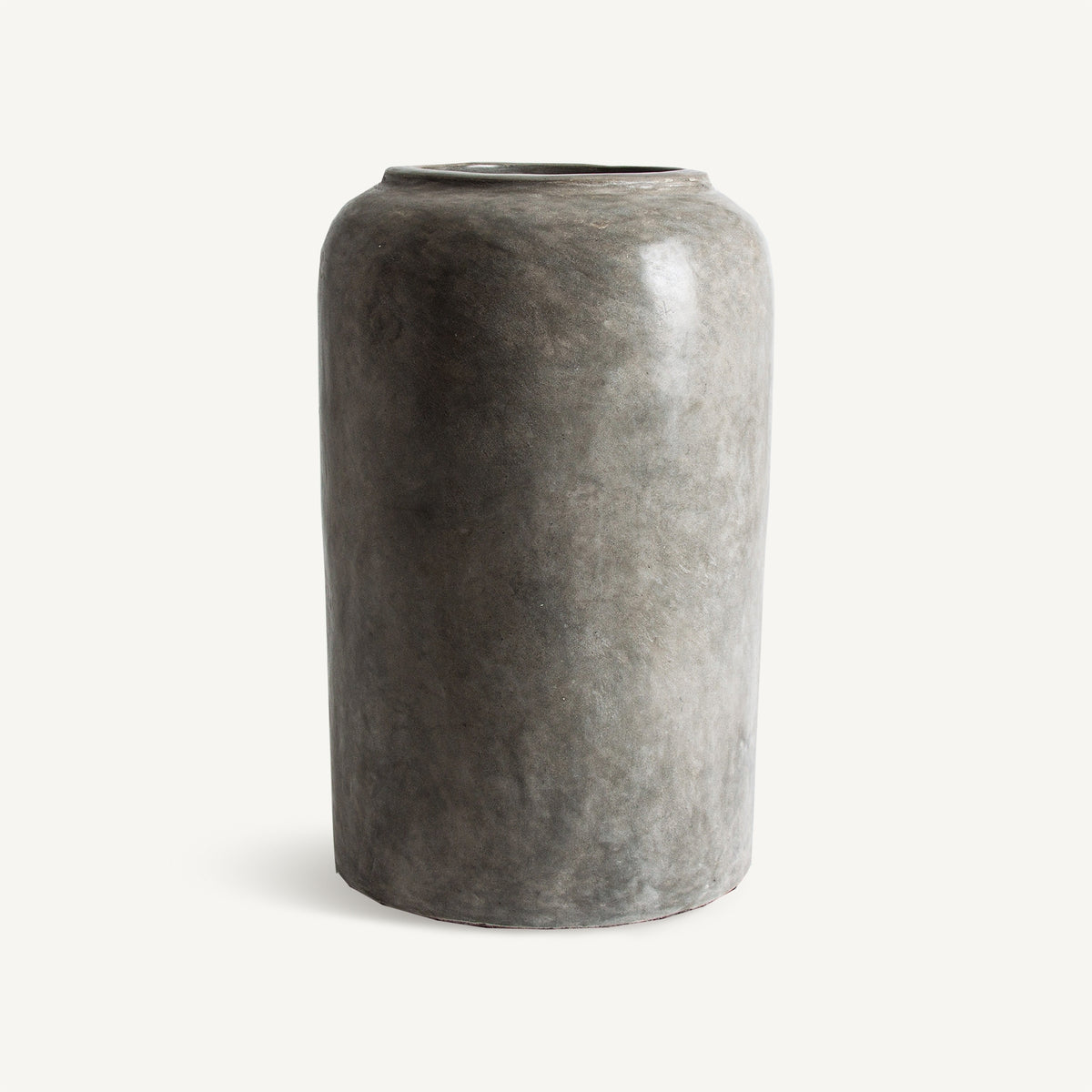 Macetero de terracota gris Granado grande