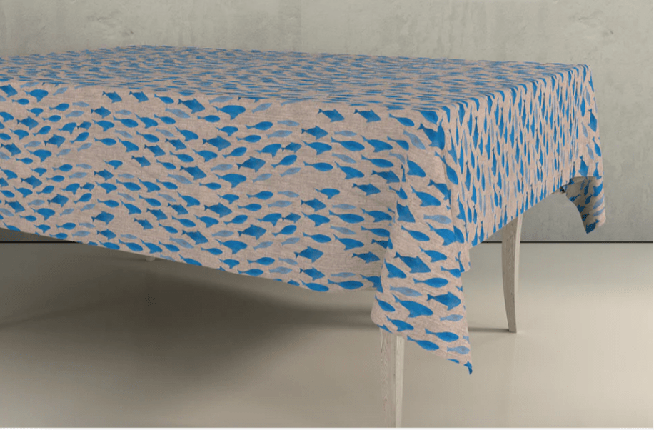 Mantel Antimanchas de Resina 544 - #pino_y_jacaranda#