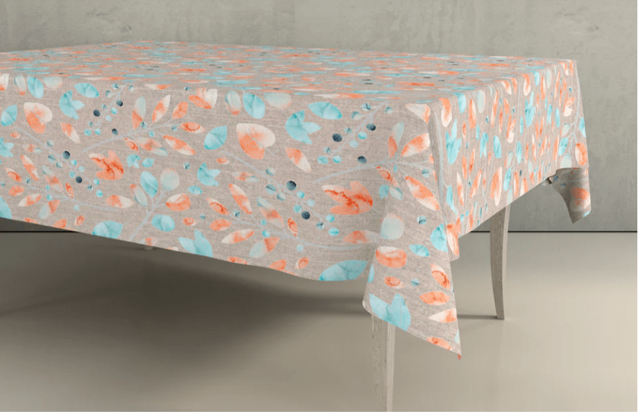 Mantel Antimanchas de Resina 549 - #pino_y_jacaranda#