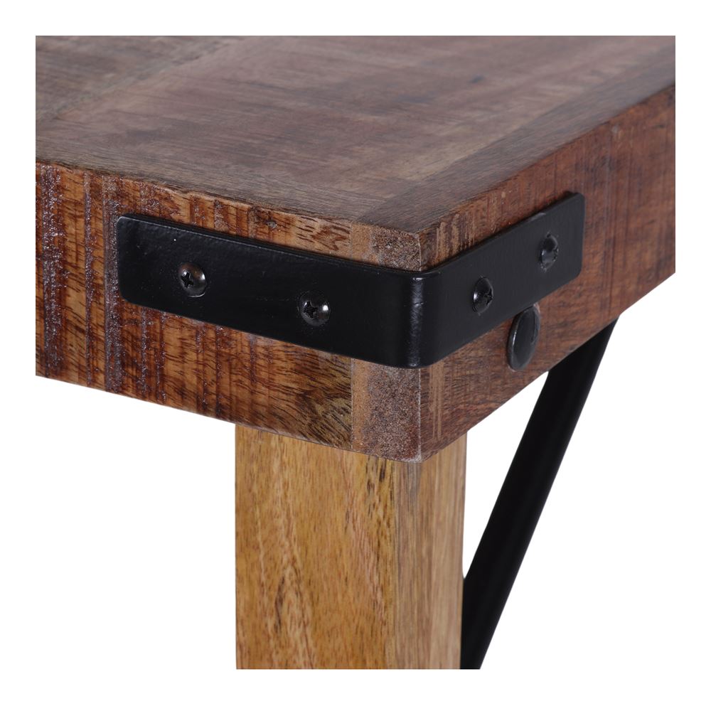 Mesa alta plegable de madera envejecida Alfredo