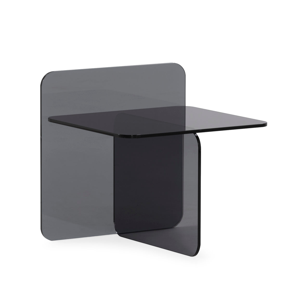 Mesa auxiliar de cristal Pefki