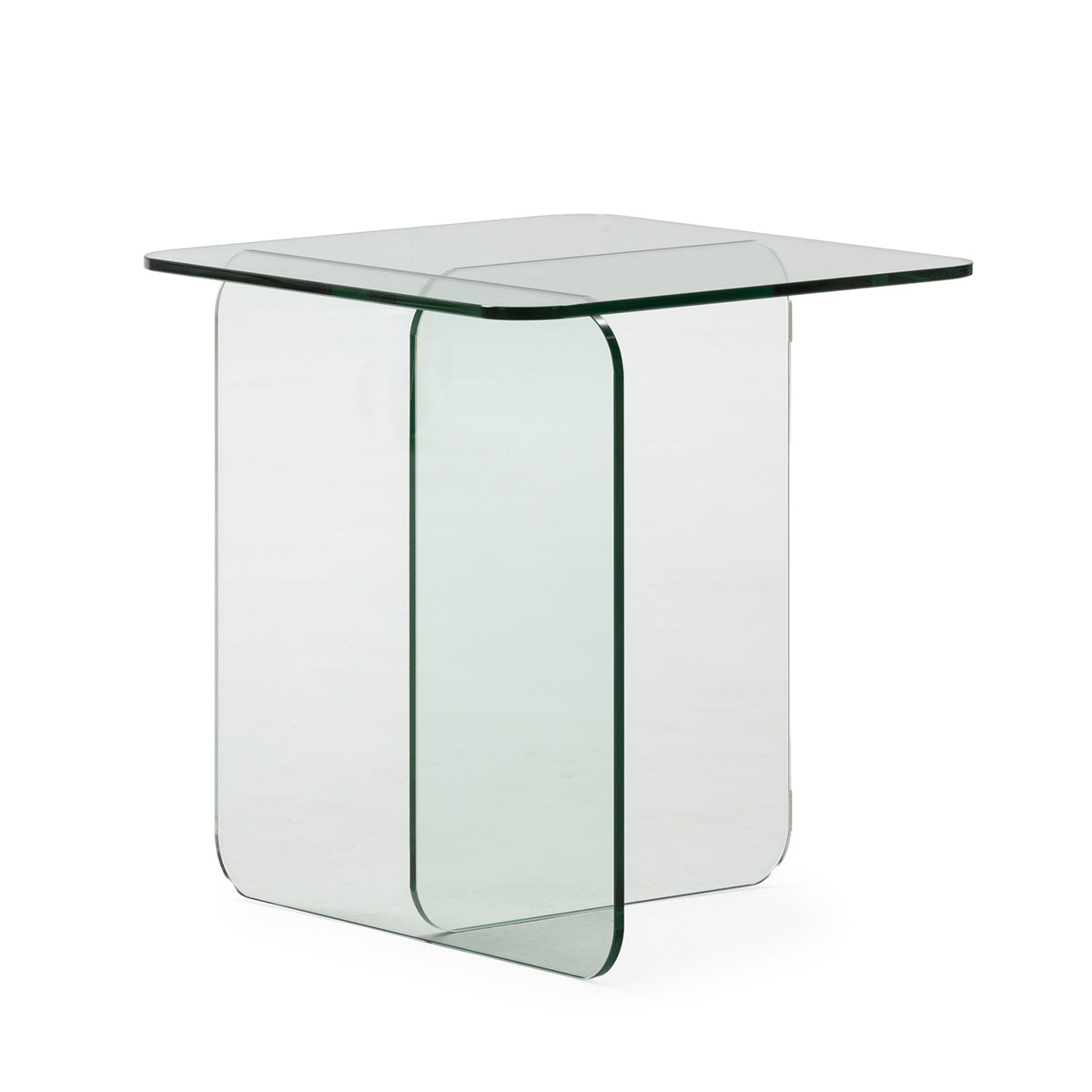Mesa auxiliar de cristal Pefki