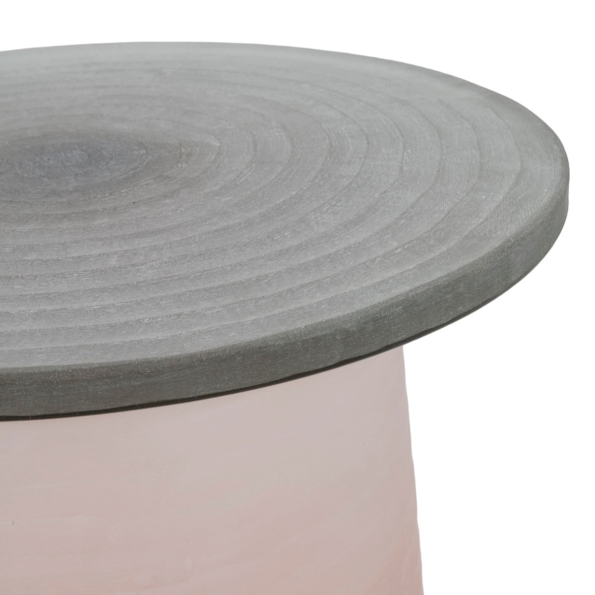 Mesa auxiliar de cristal y metal Boscoreale