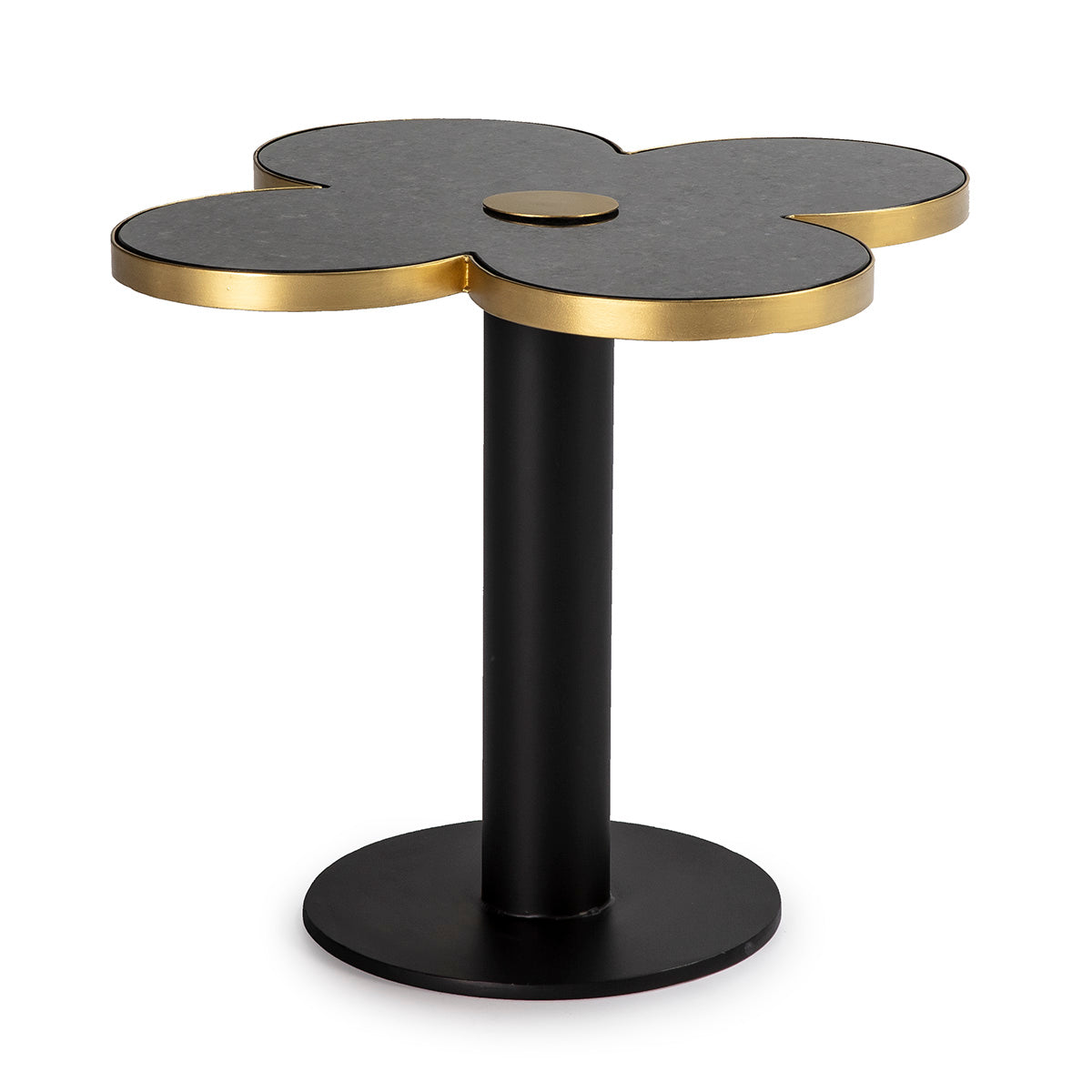 Mesa auxiliar de granito y metal Frosinone