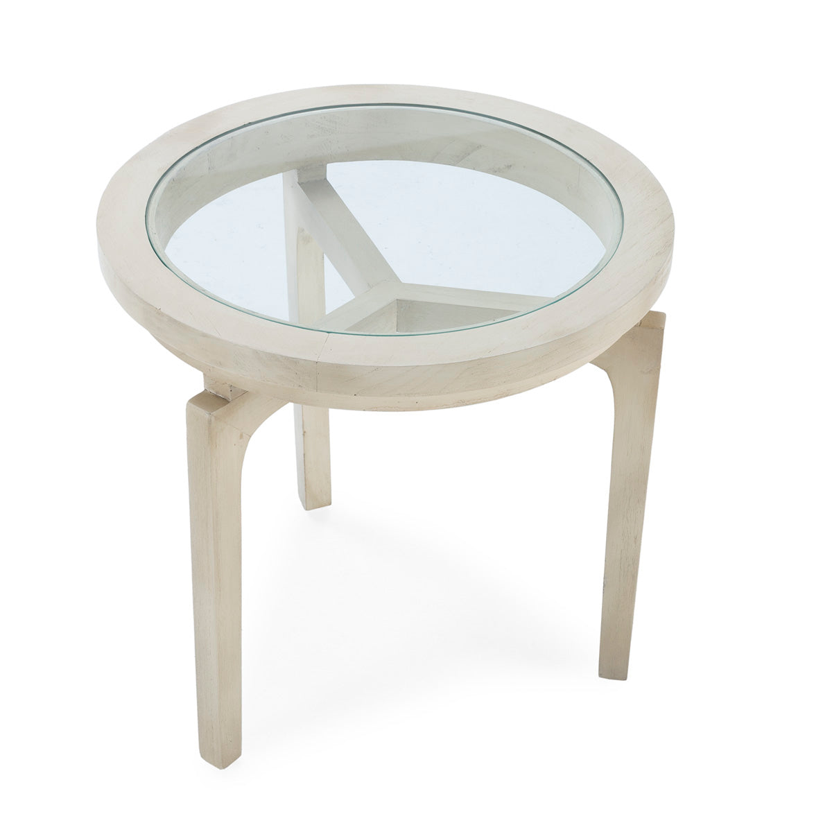 Mesa auxiliar de madera de cedro Mentana