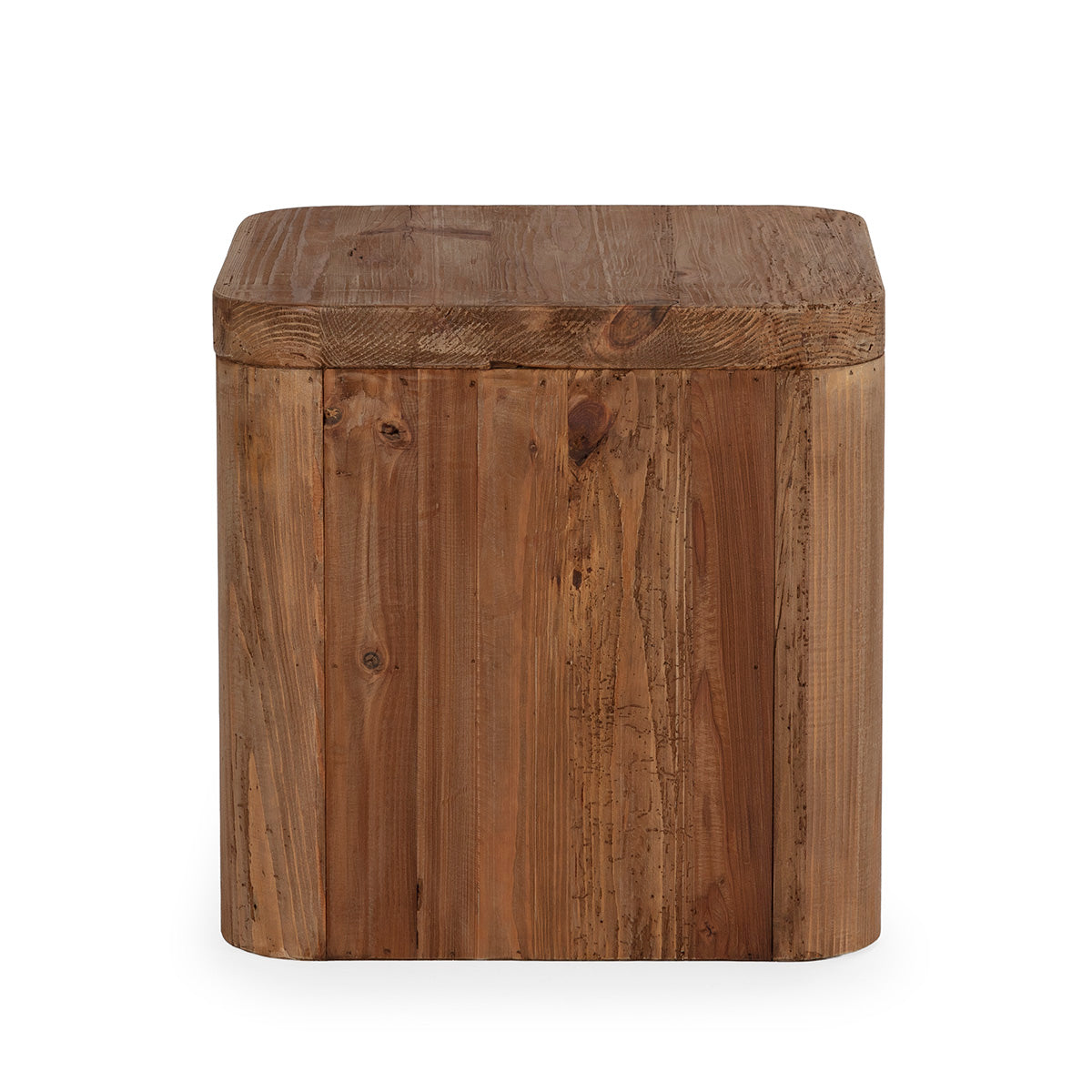 Mesa auxiliar de madera de pino recuperado Benicàssim