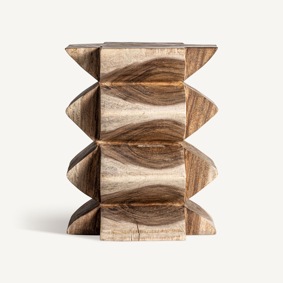 Mesa auxiliar de madera de suar Acebo