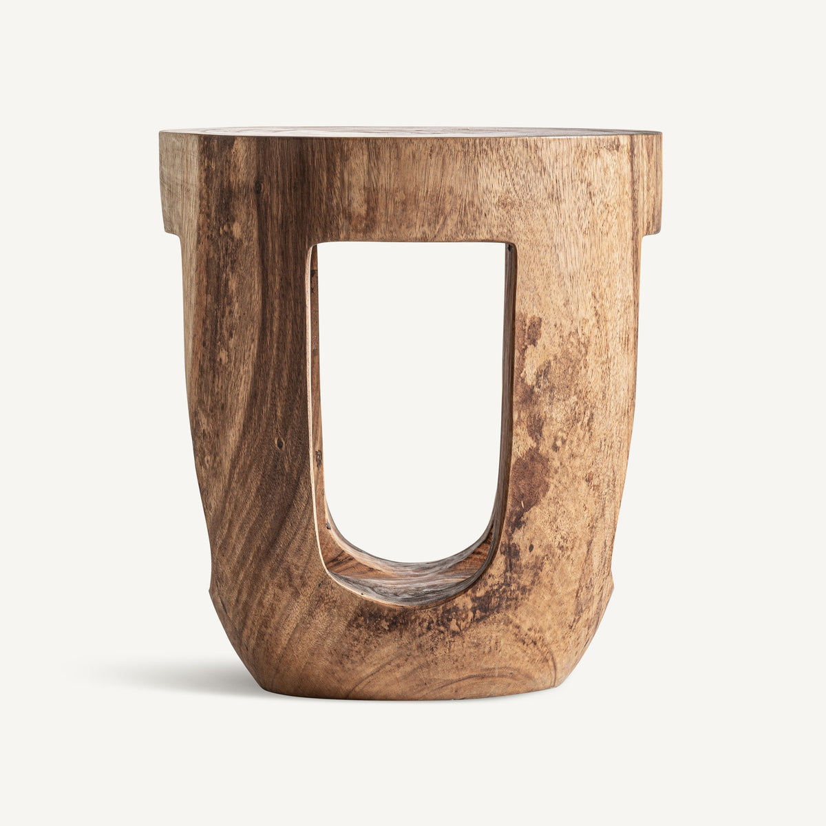 Mesa auxiliar de madera de suar Ifni
