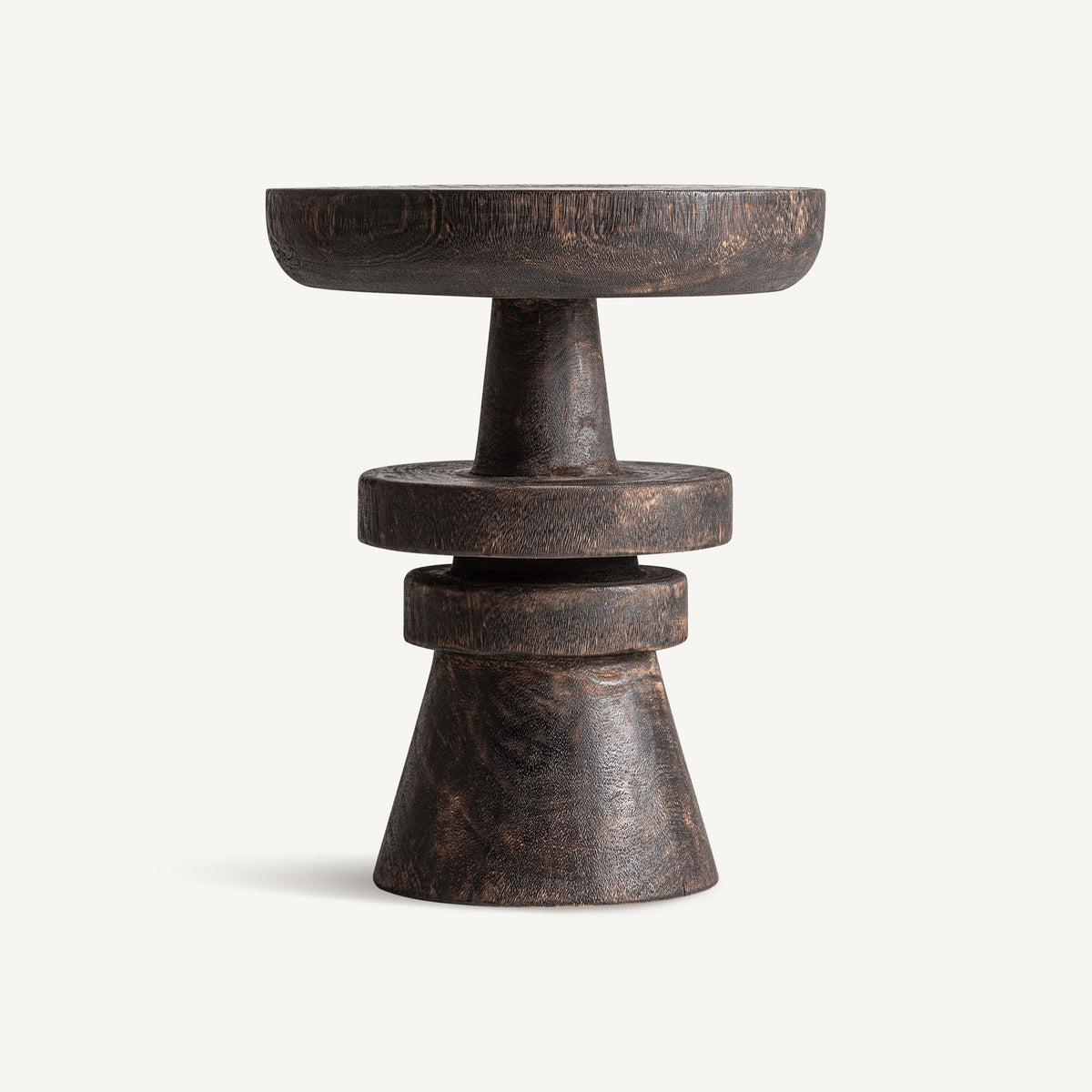 Mesa auxiliar de madera de suar Sousse pequeña