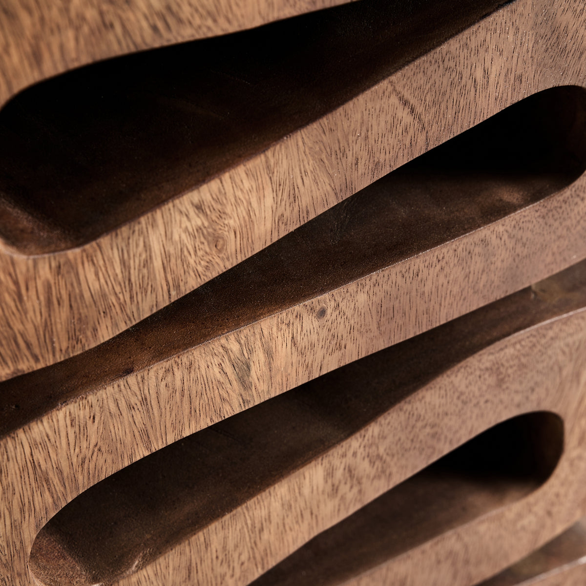 Mesa auxiliar de madera de suar Taghazout