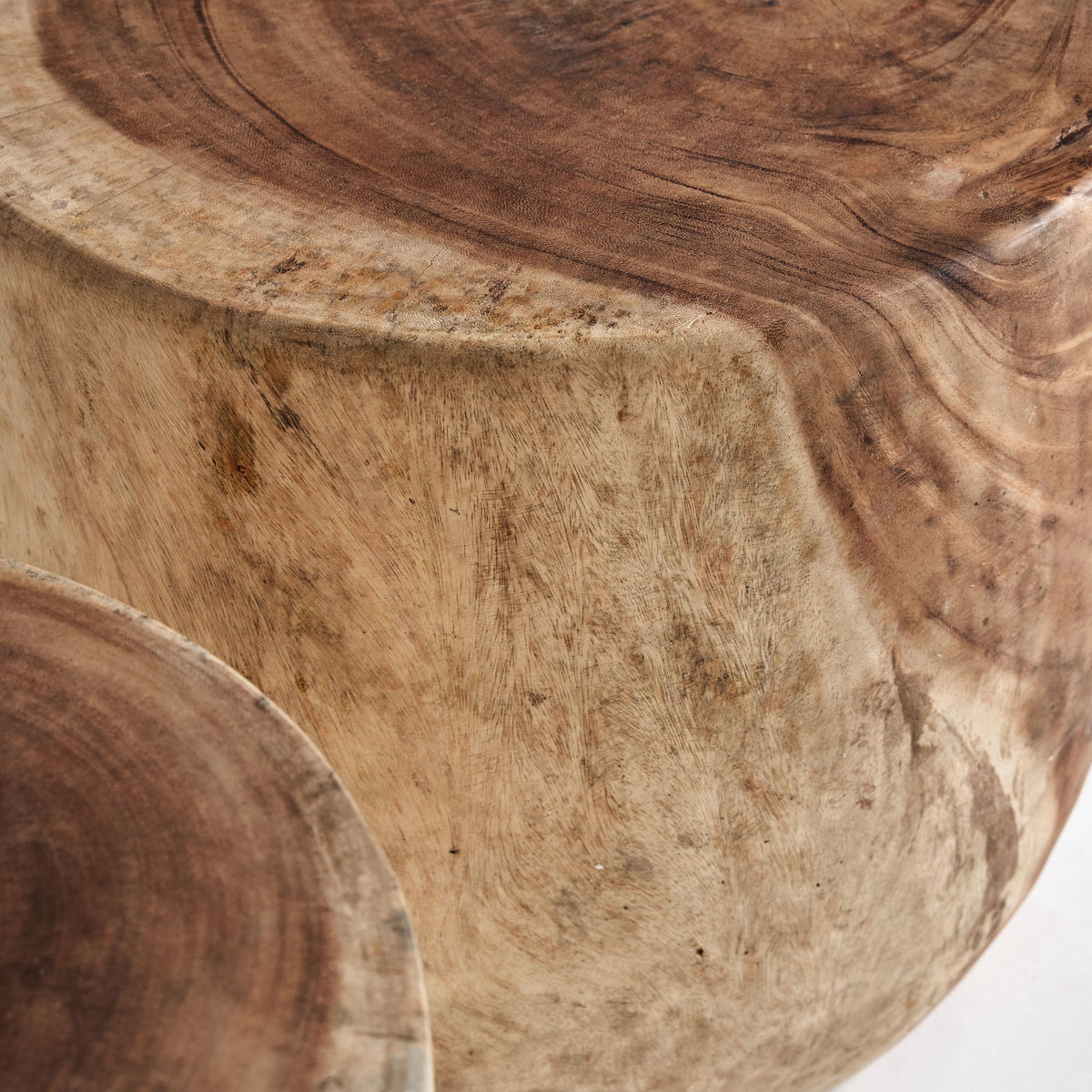 Mesa auxiliar de madera tropical Azufaifo