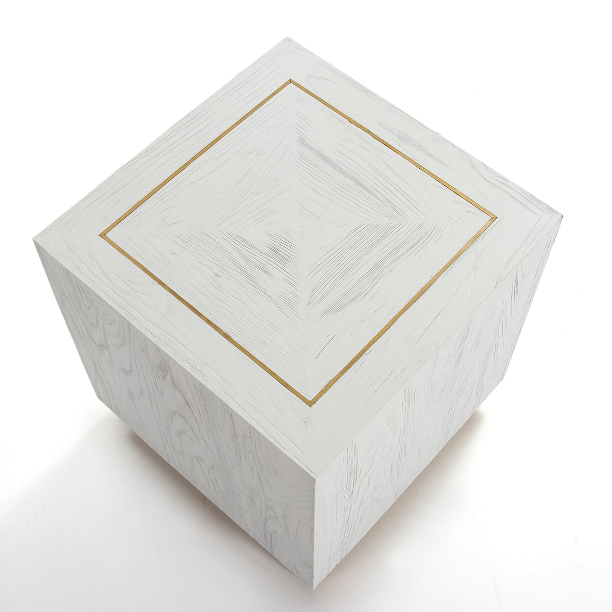 Mesa auxiliar de madera y metal Nazaré