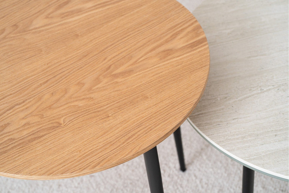 Mesa Auxiliar Nemi - #pino_y_jacaranda#