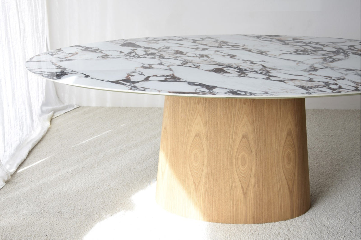 Mesa de Comedor Alcobaça - #pino_y_jacaranda#