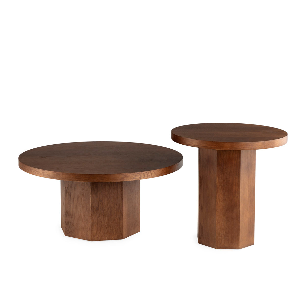 Mesa de centro de chapa de roble Aspropyrgos