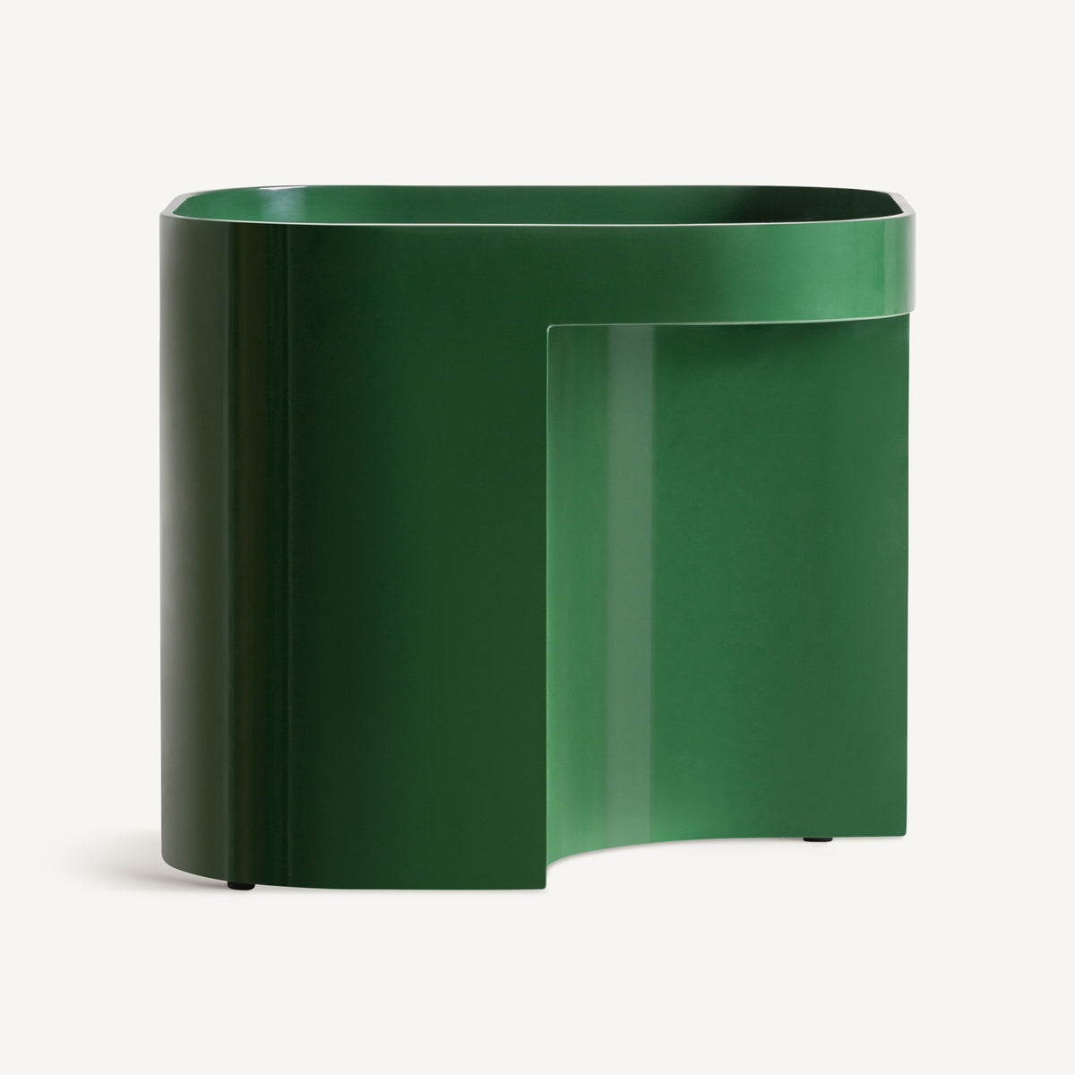Mesa de centro de DM verde Zahora 50 cm
