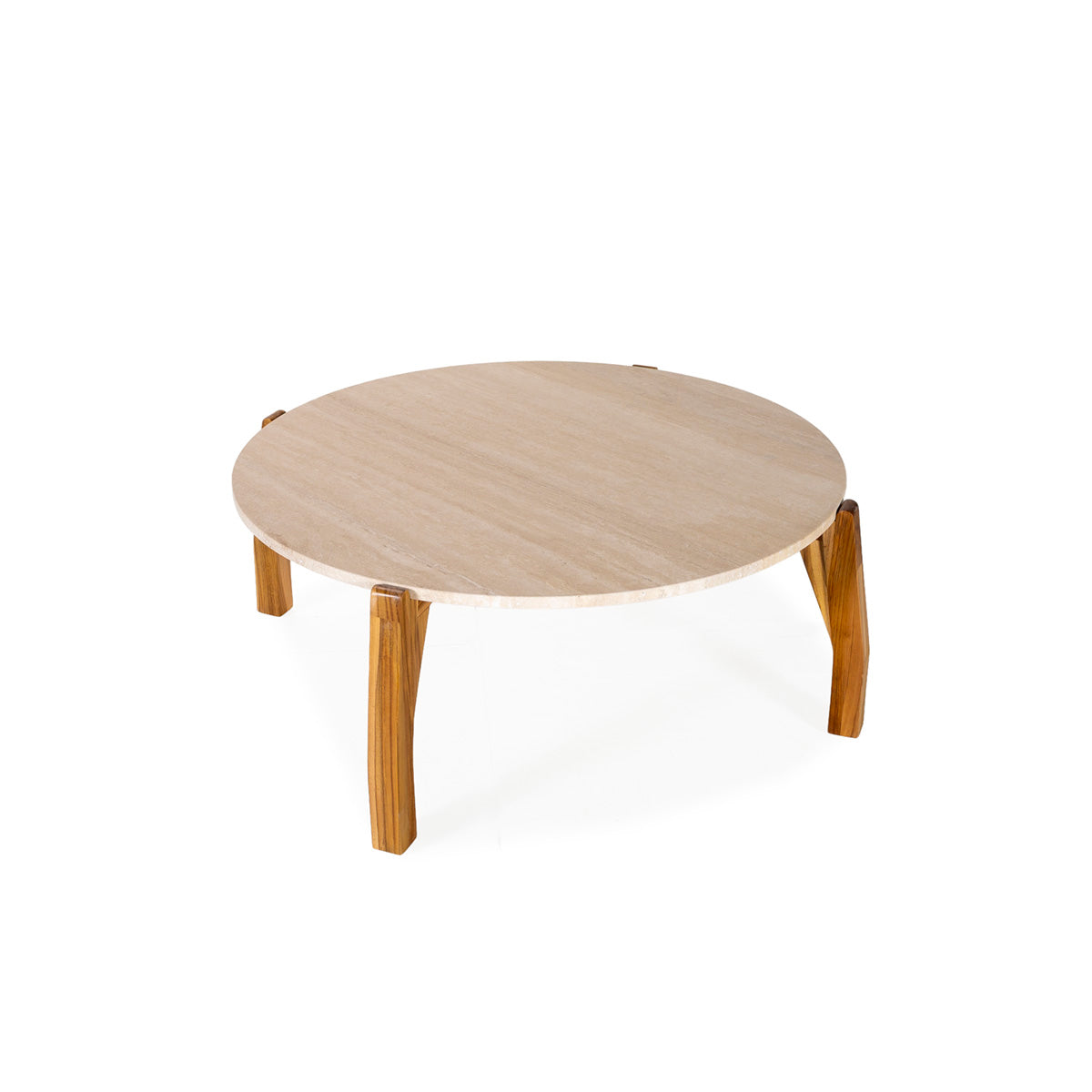 Mesa de centro de madera de teca Ovar