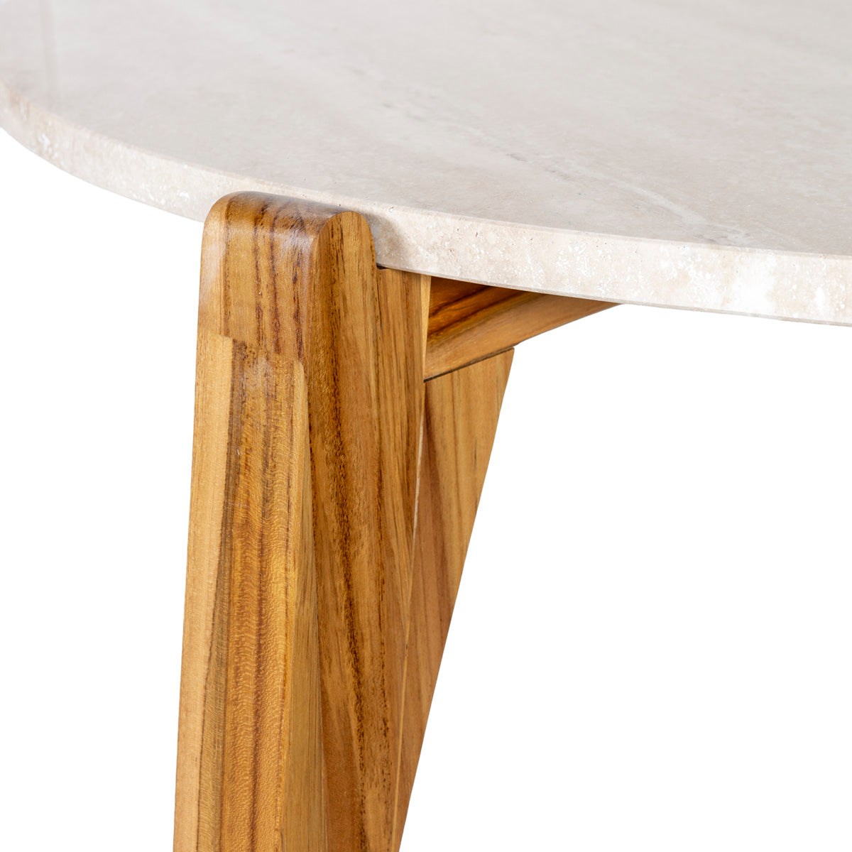 Mesa de centro de madera de teca Ovar