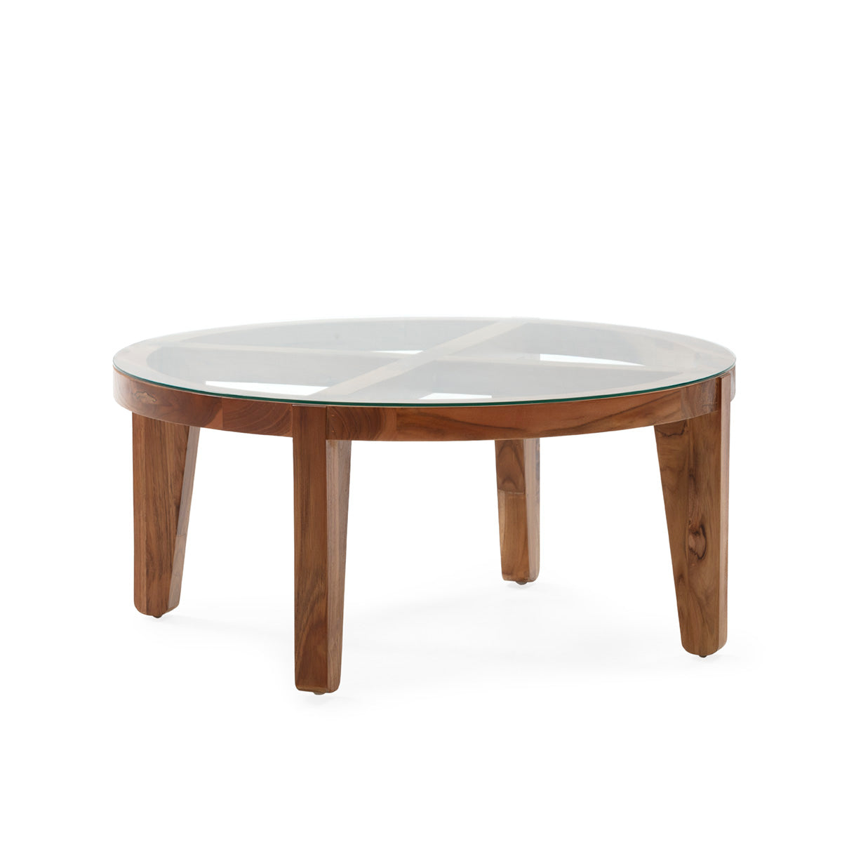 Mesa de centro de madera de teca Vinateros