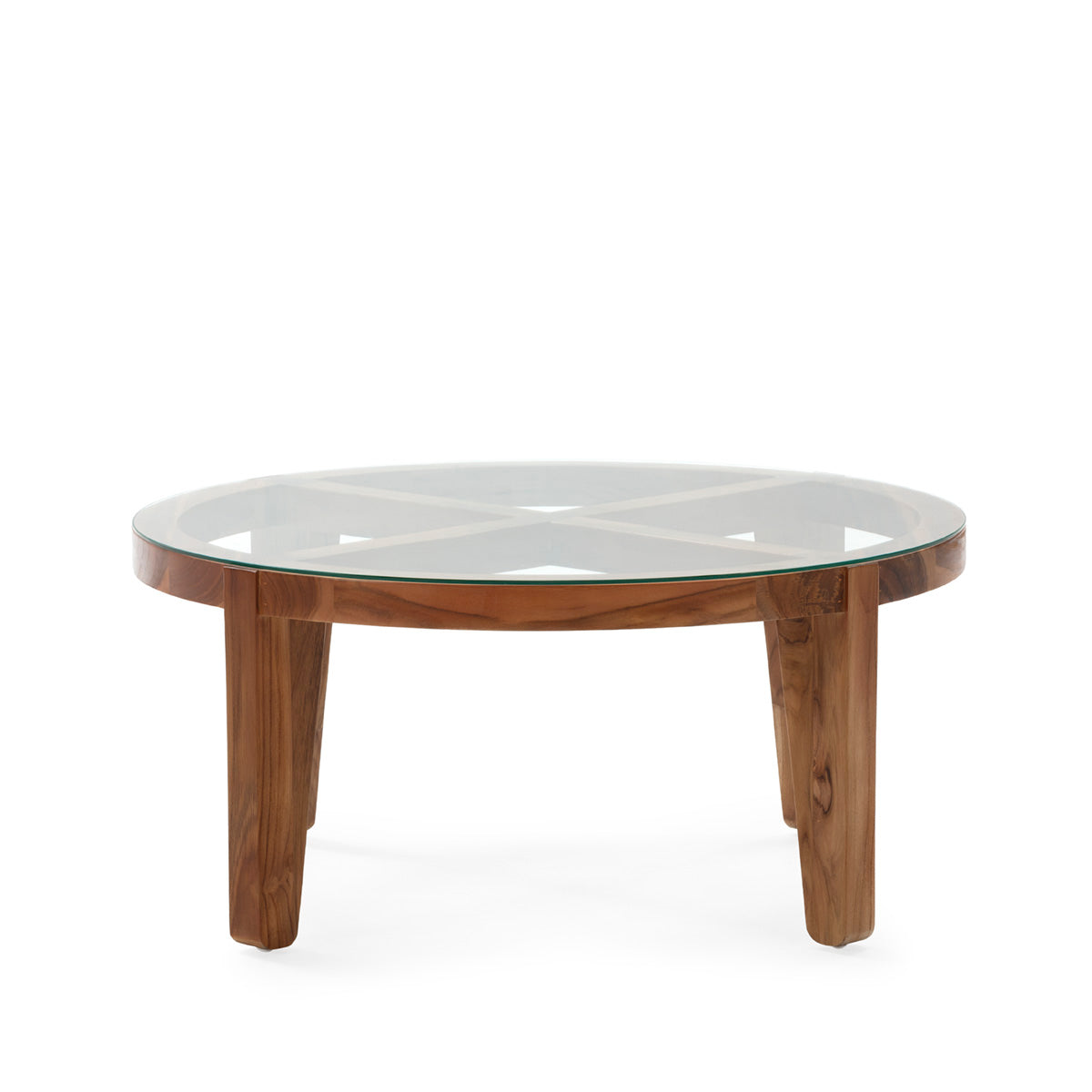 Mesa de centro de madera de teca Vinateros