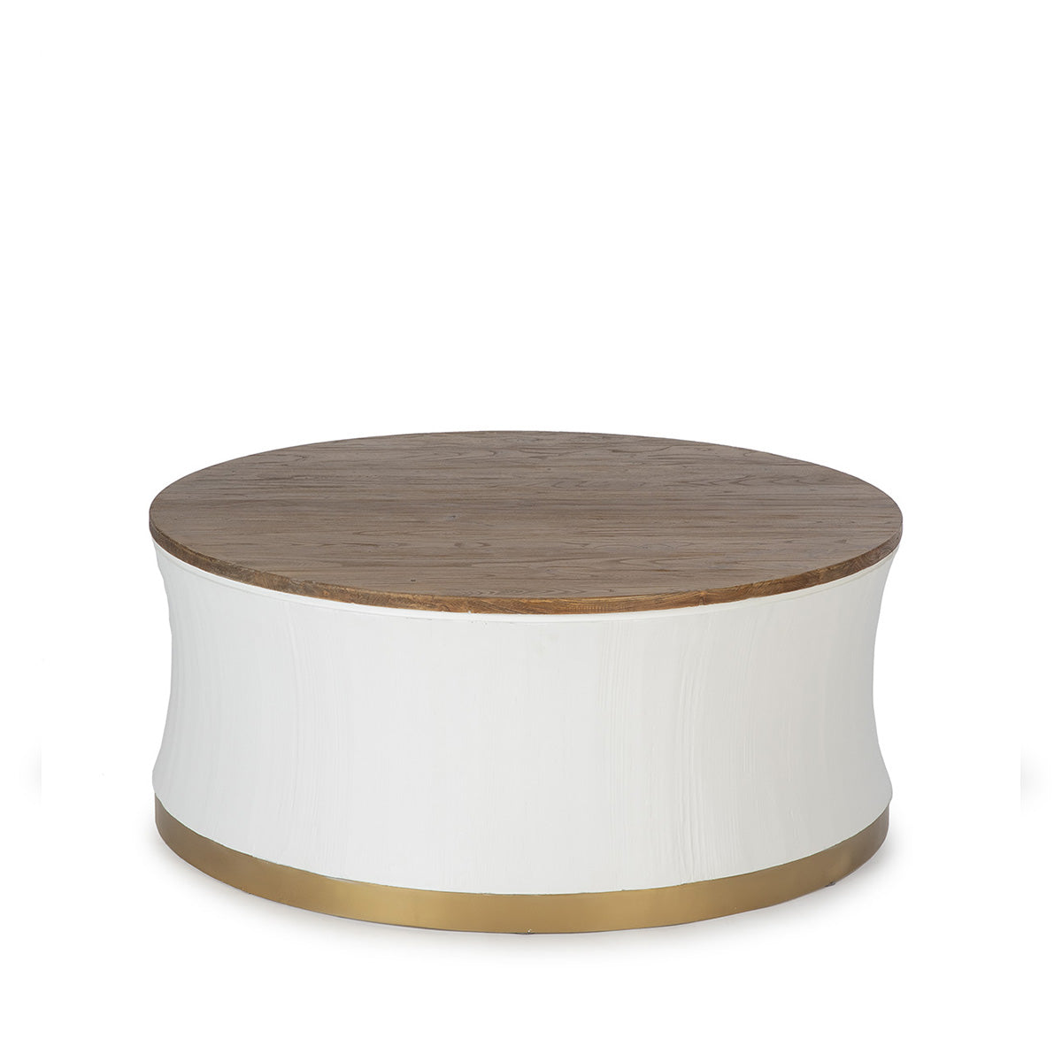 Mesa de centro de madera y metal Motovun