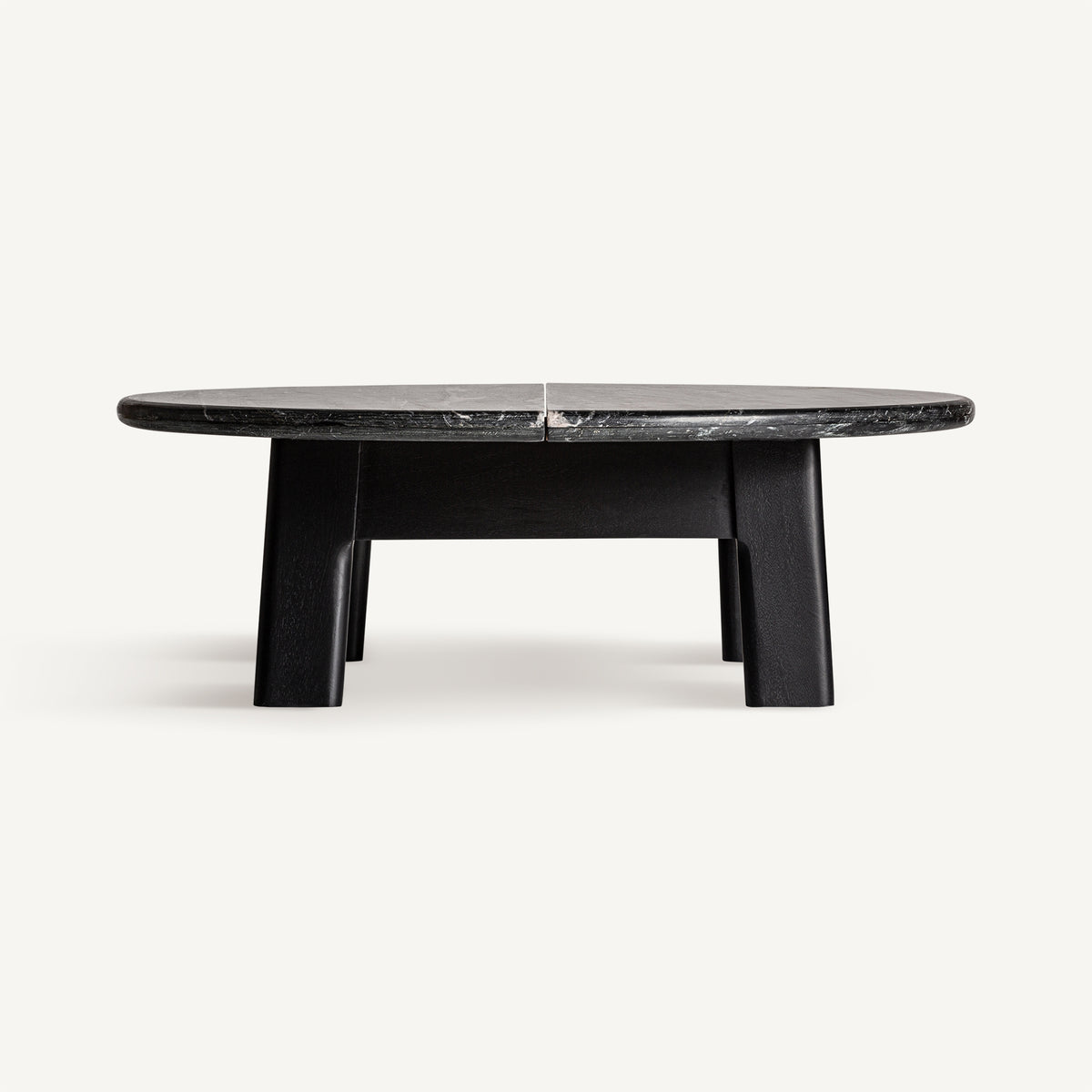 Mesa de centro de mármol y mango Sperlonga