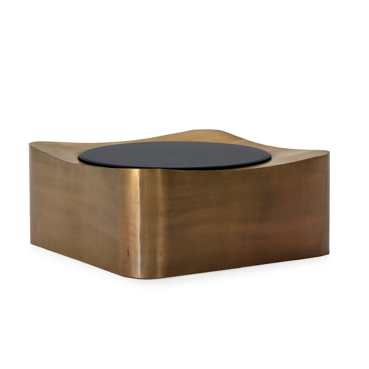 Mesa de centro de metal y cristal Camargo