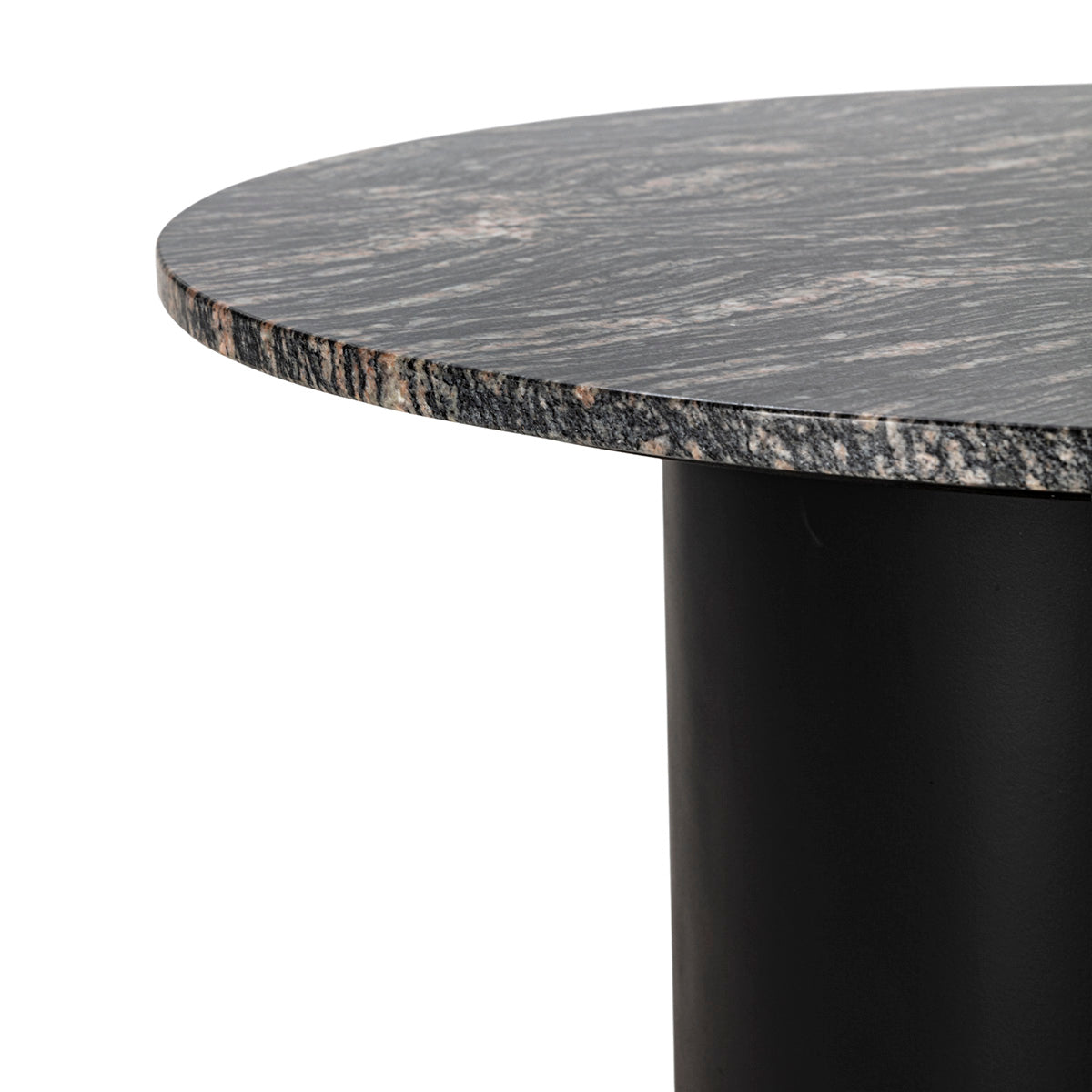 Mesa de centro de metal y granito Recoletos