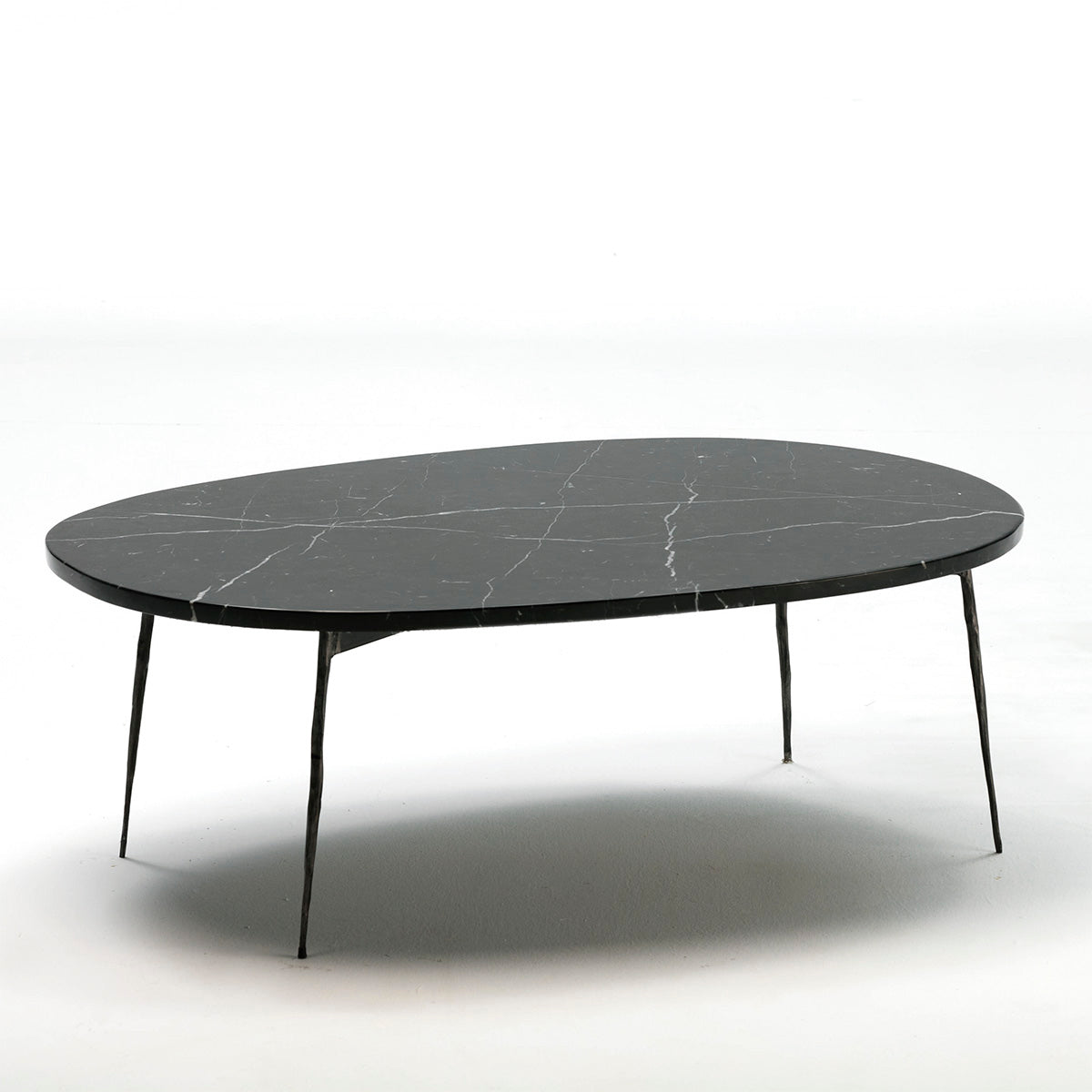 Mesa de centro de metal y mármol Cento