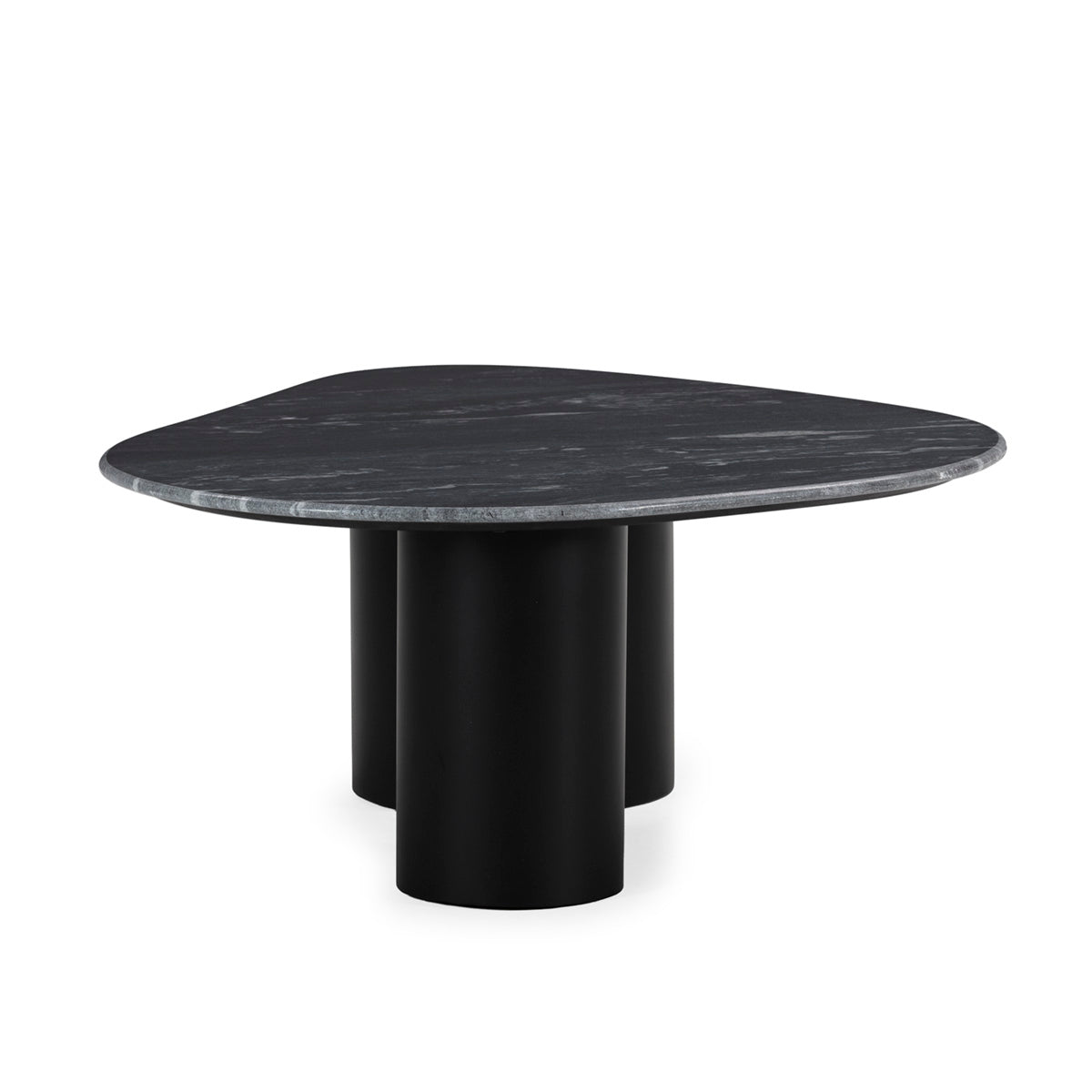 Mesa de centro de metal y mármol Tàrrega