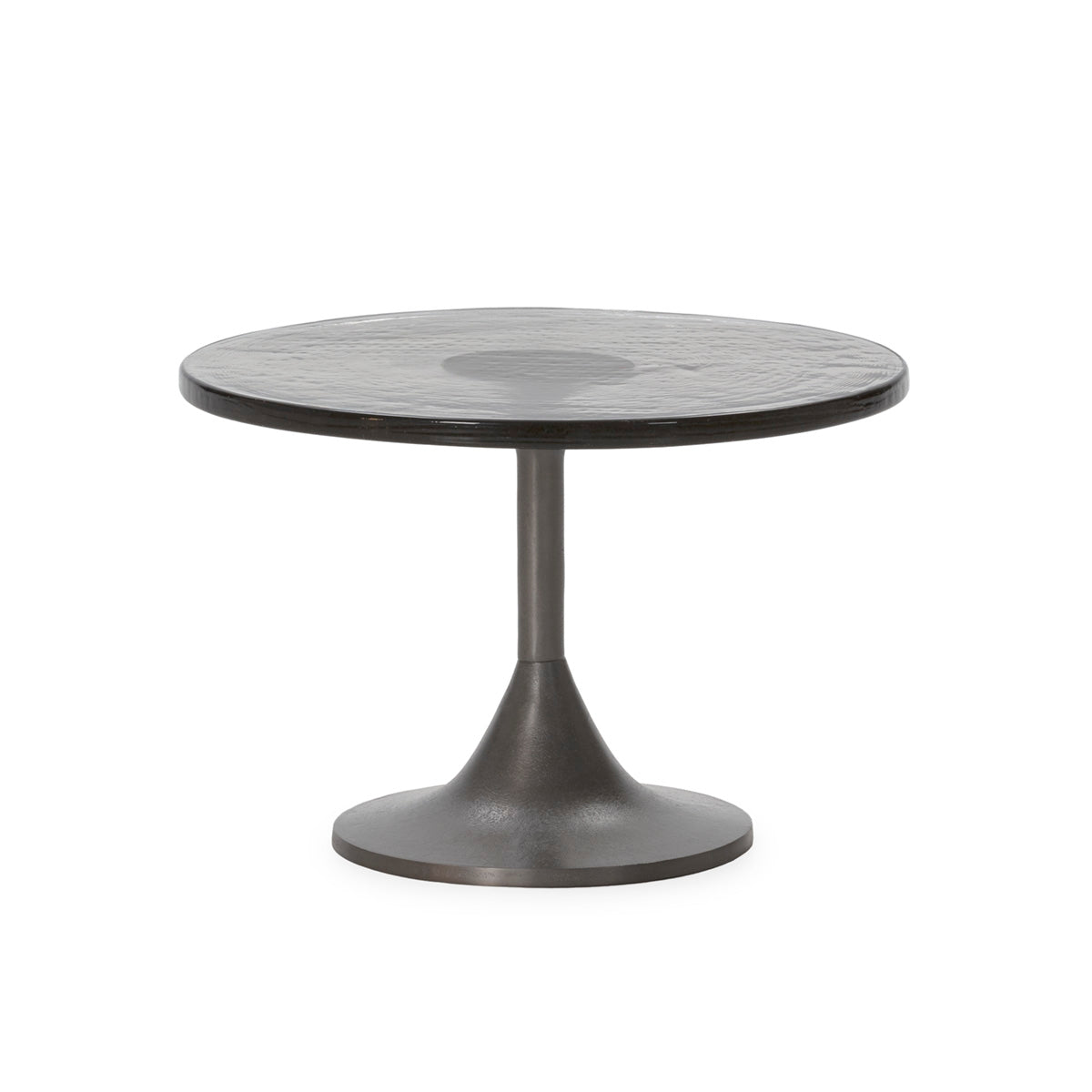 Mesa de centro de metal y vidrio Rivoli