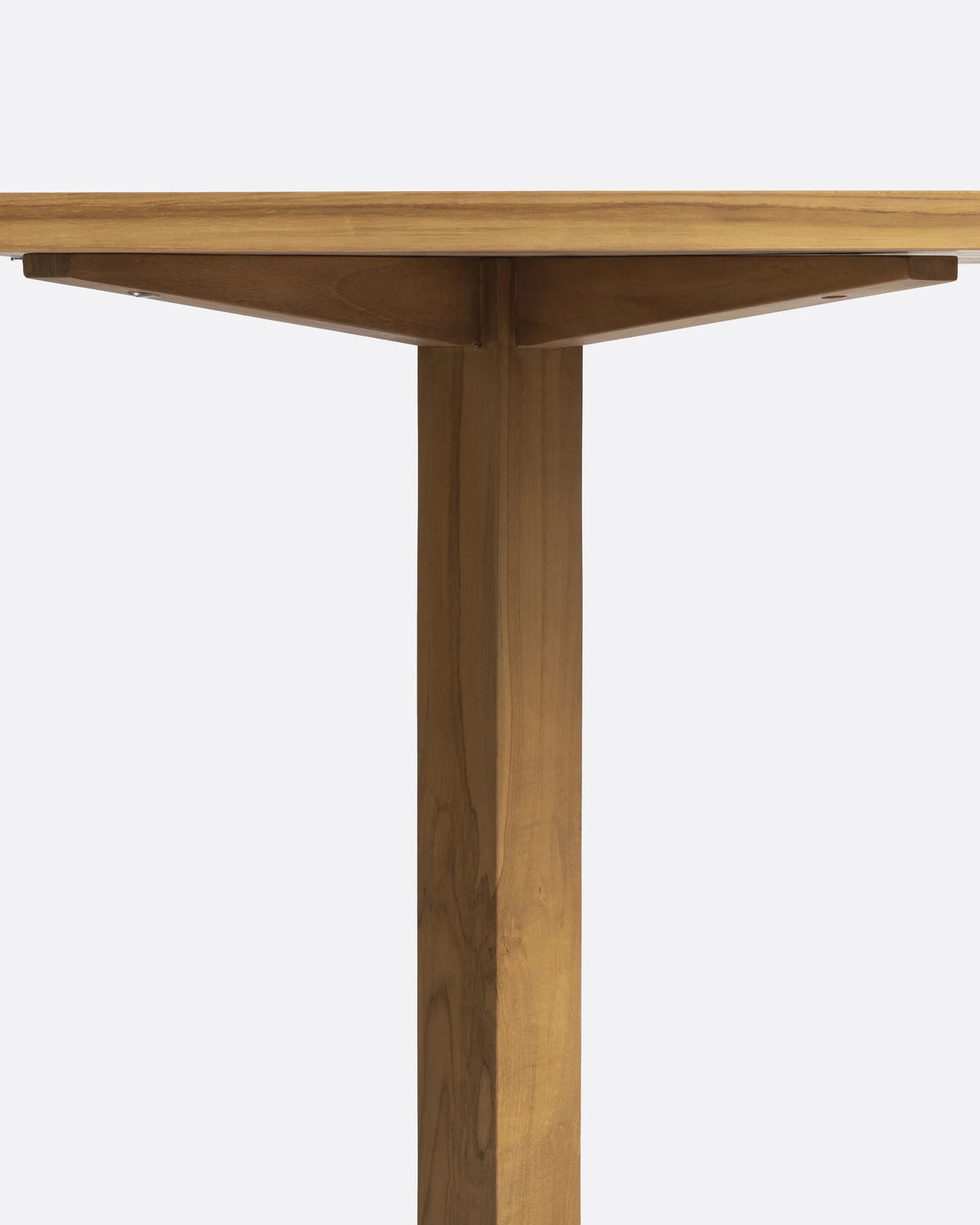 Mesa de comedor cuadrada de teca Bérchules