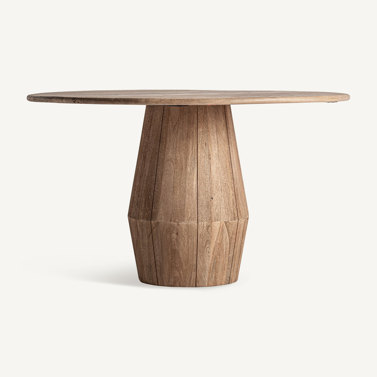 Mesa de comedor de madera de mango Mojácar 130 x 130 cm