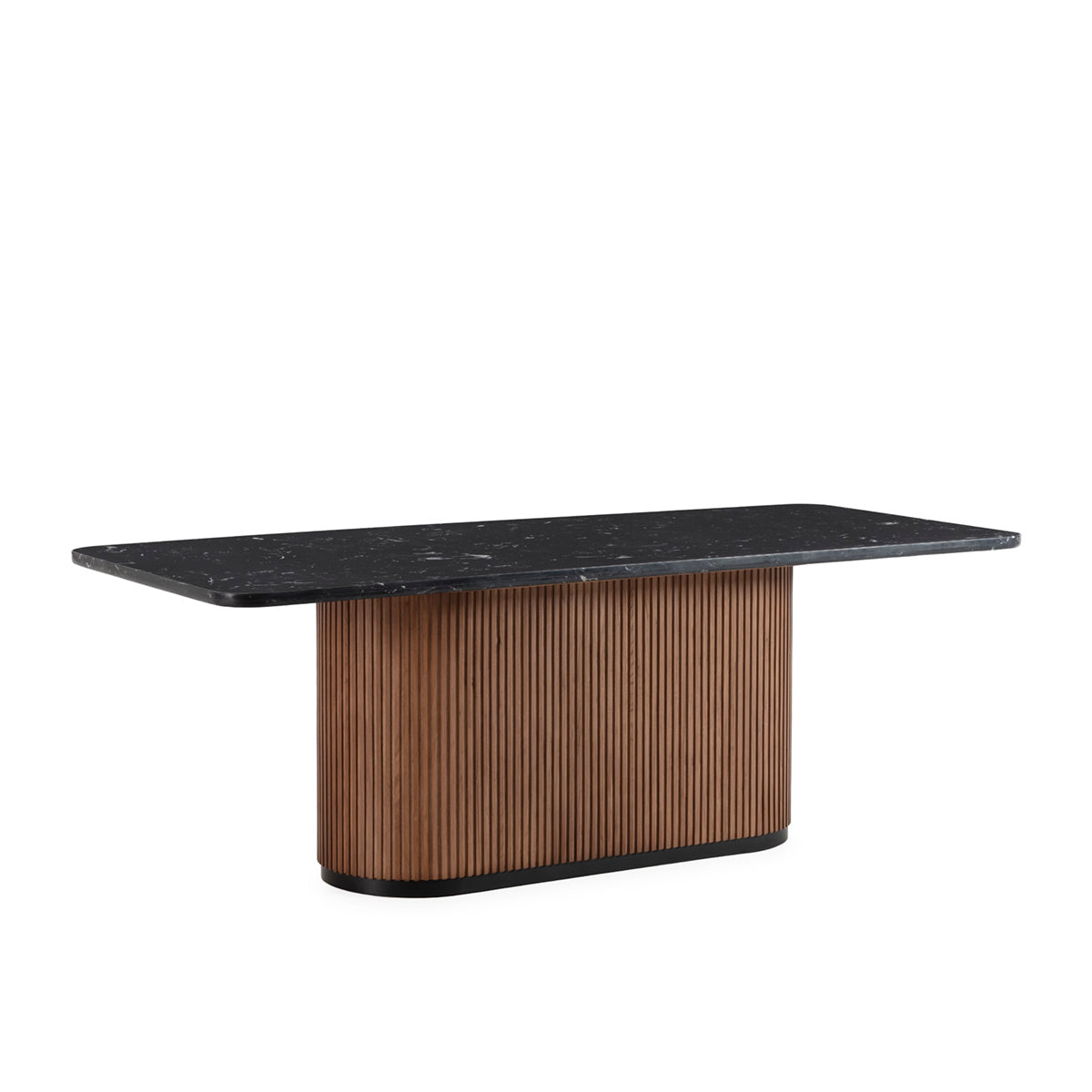 Mesa de comedor de madera de olmo Gallarate