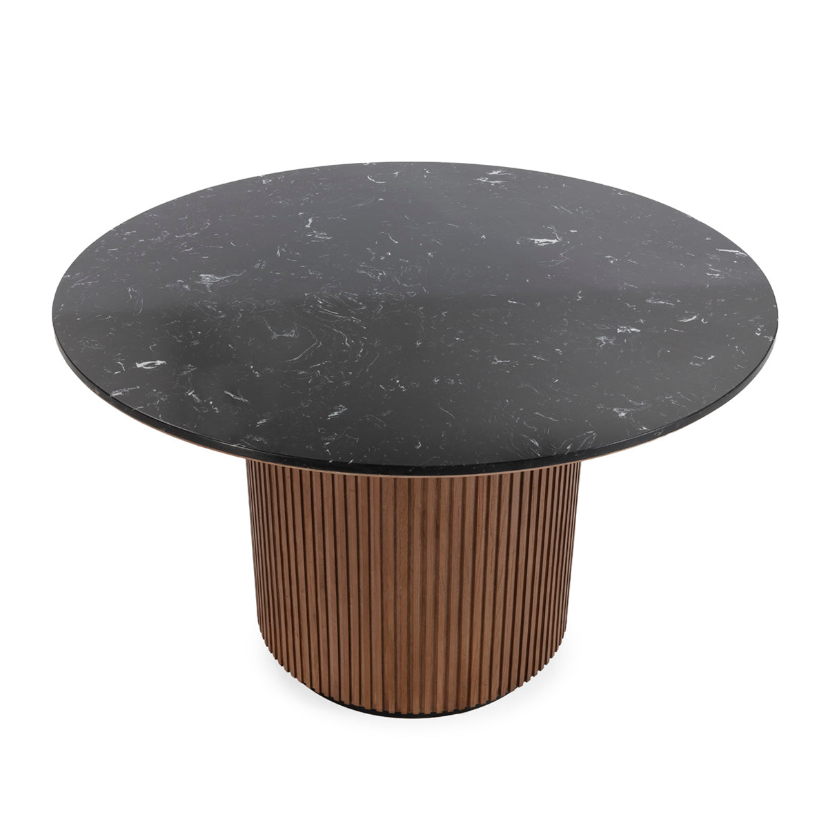Mesa de comedor de madera de olmo Metamorfosi