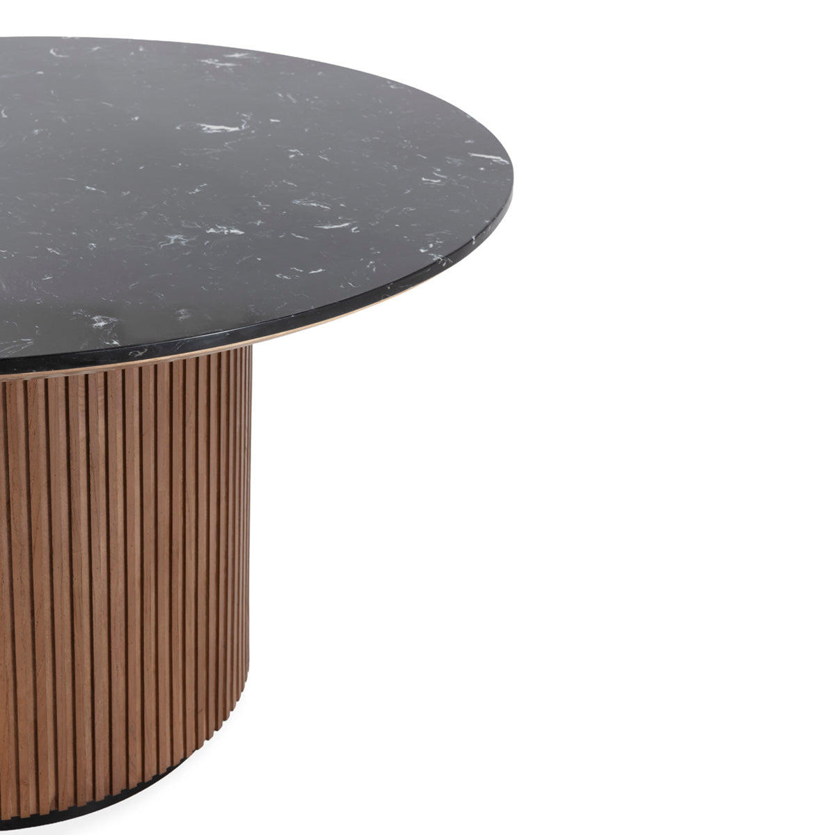 Mesa de comedor de madera de olmo Metamorfosi