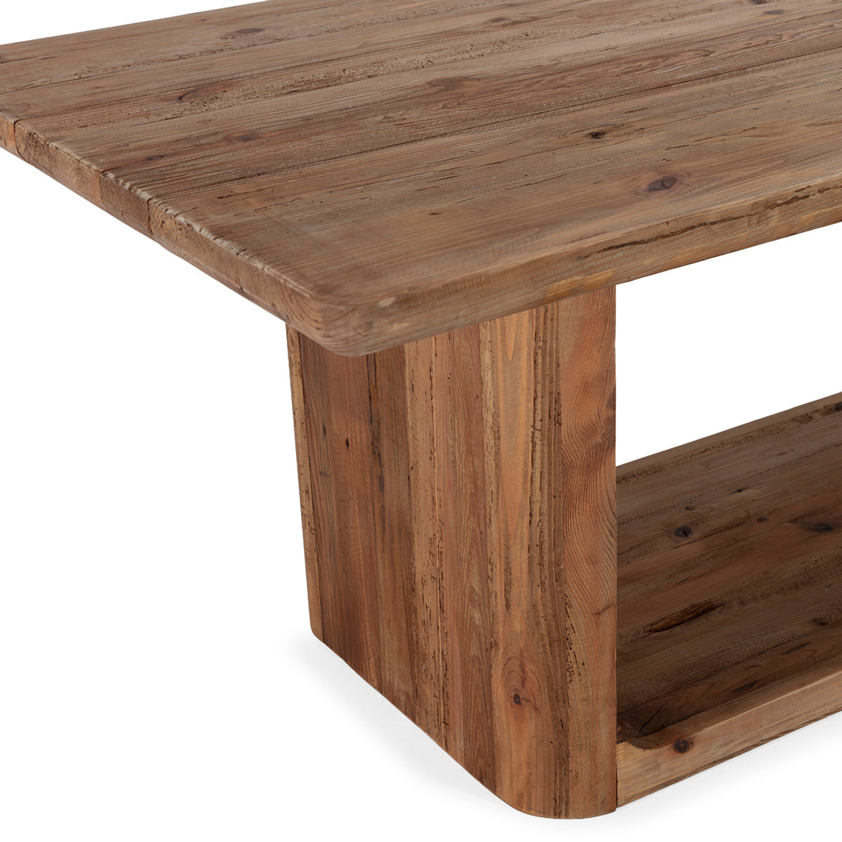Mesa de comedor de madera de pino recuperado Benicàssim